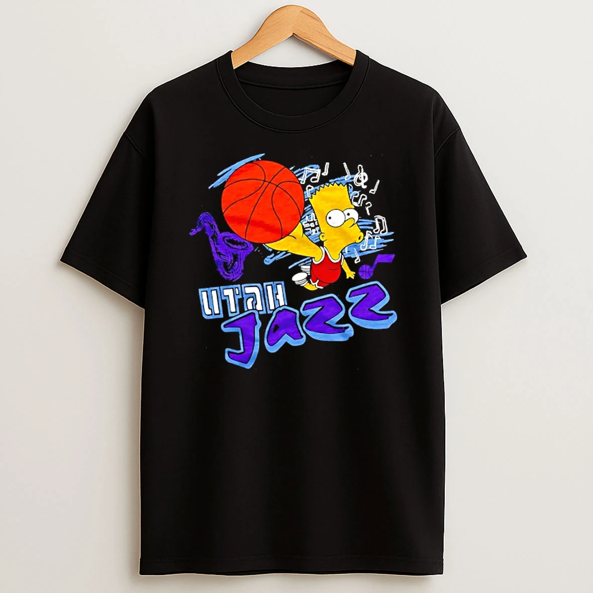 The Bart Simpson X Utah Jazz Nba Mashup Tshirt Hoodie