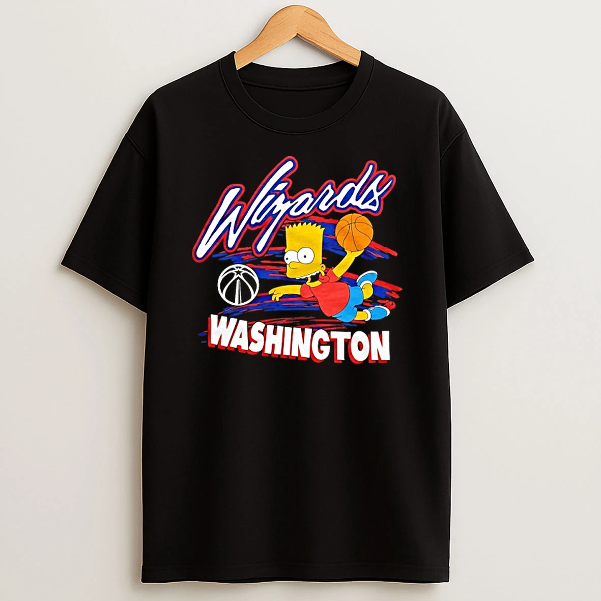 The Bart Simpson X Washington Wizards Nba Mashup Tshirt Hoodie