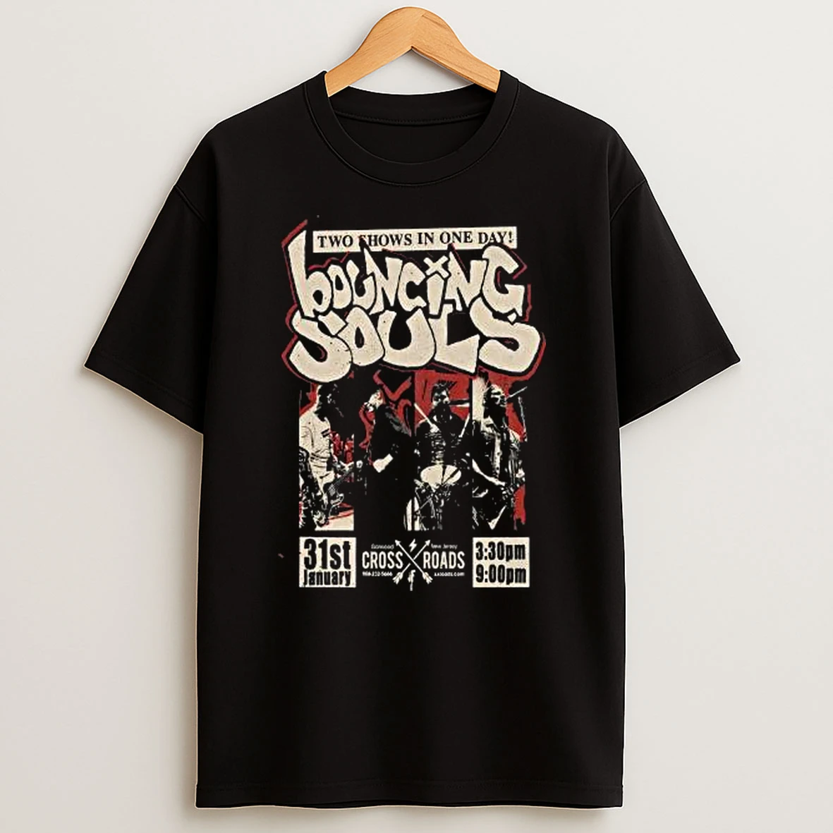 The Bouncing Souls Jan 31 2026 Crossroads In Garwood Nj Tshirt Hoodie