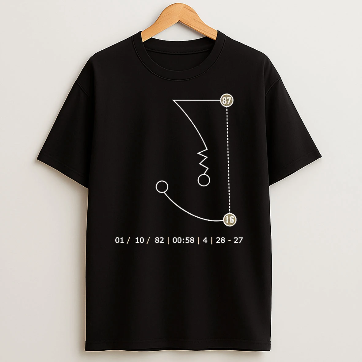 The Catch Joe Montana Dwight Clark Sf 49ers Tshirt Hoodie