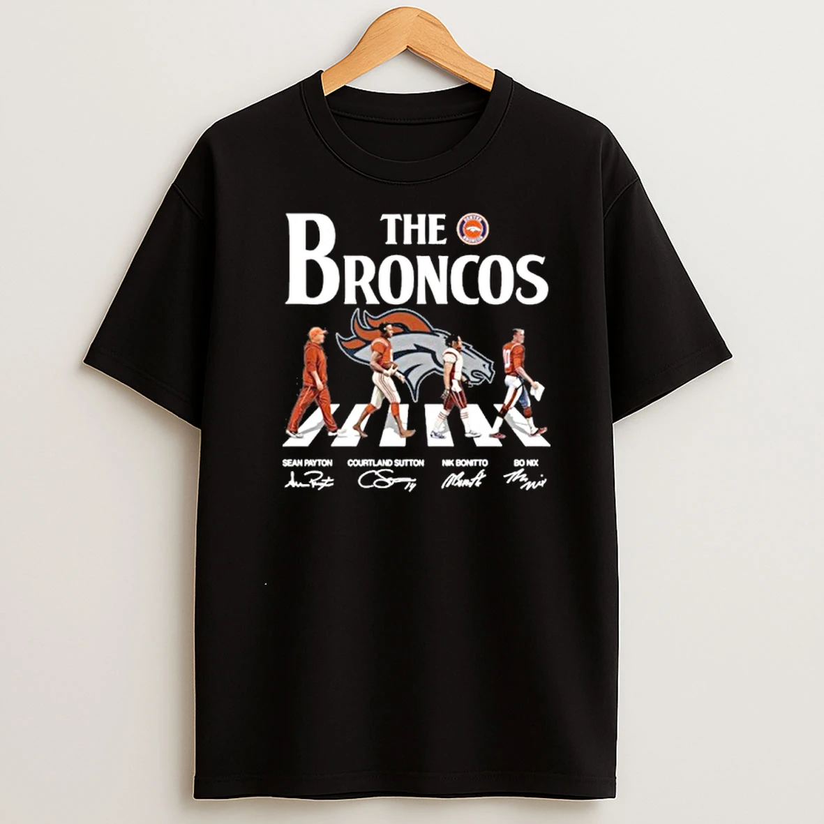 The Denver Broncos Abbey Road 2025 Tshirt Hoodie