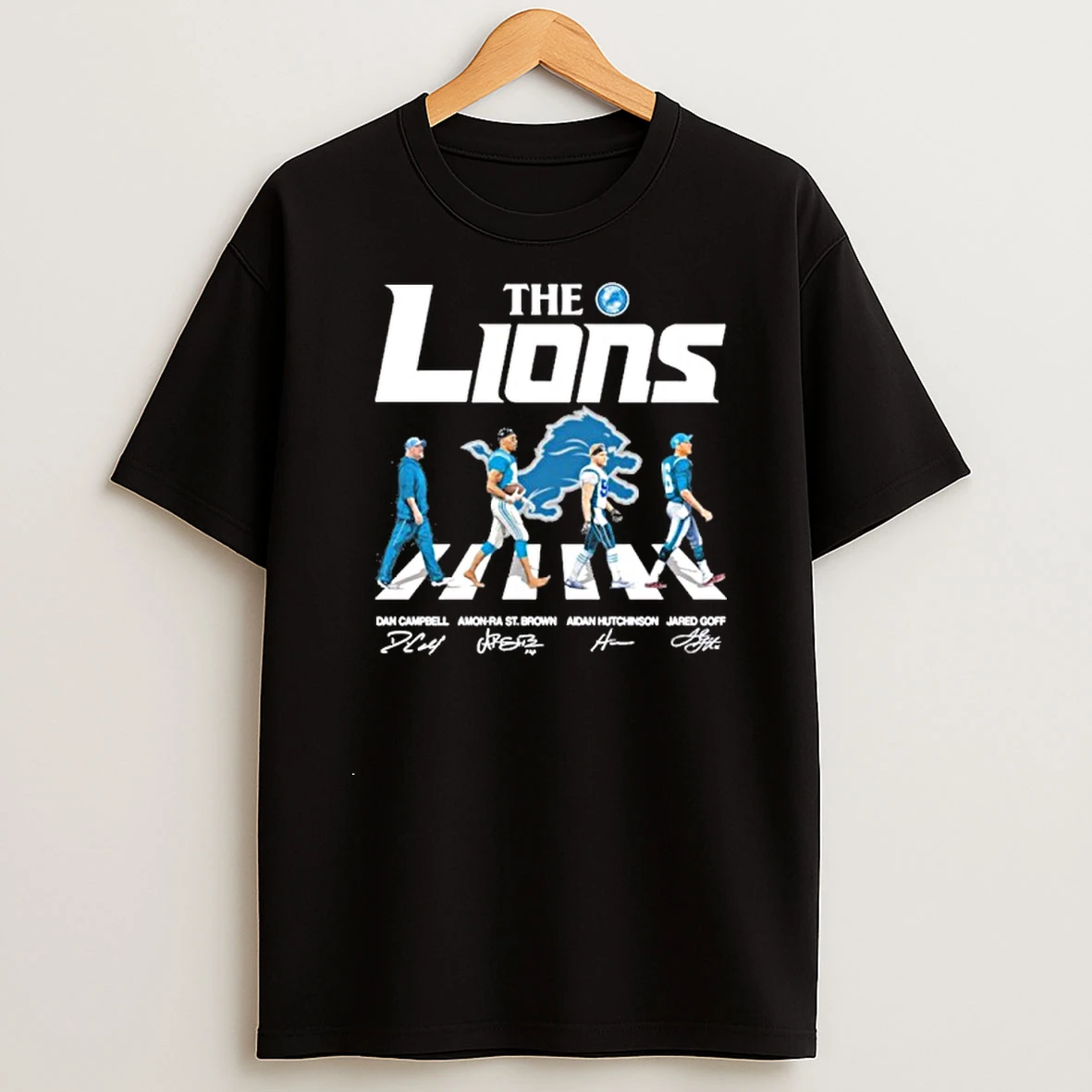 The Detroti Lions Abbey Road 2025 Tshirt Hoodie