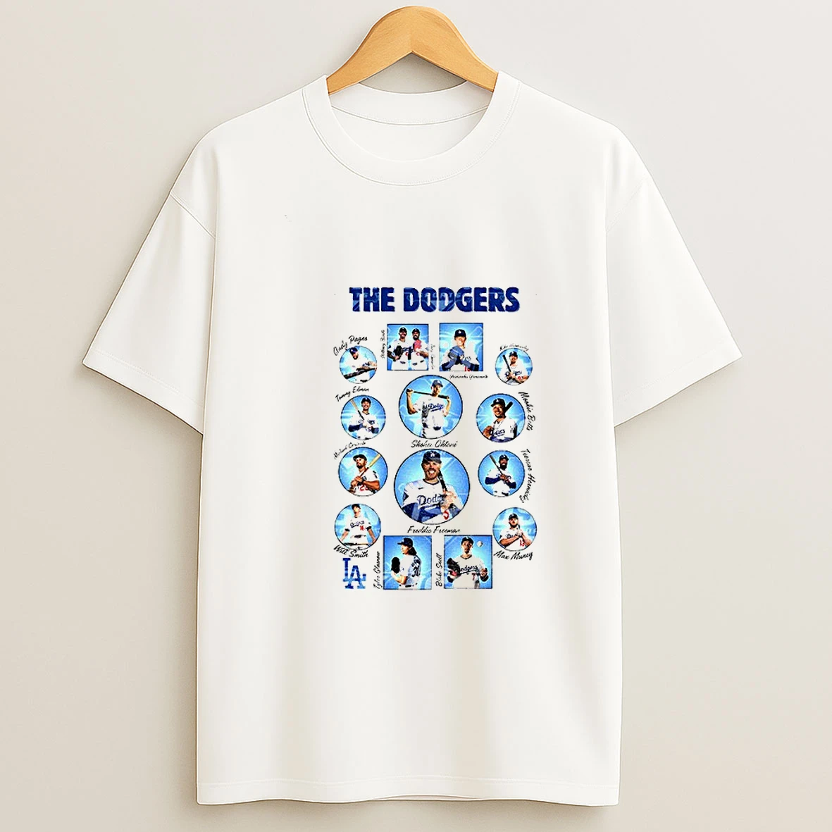 The Dodgers Los Angeles Dodgers All Team Mlb Baseball World Series 2025 Signatures Tshirt Hoodie