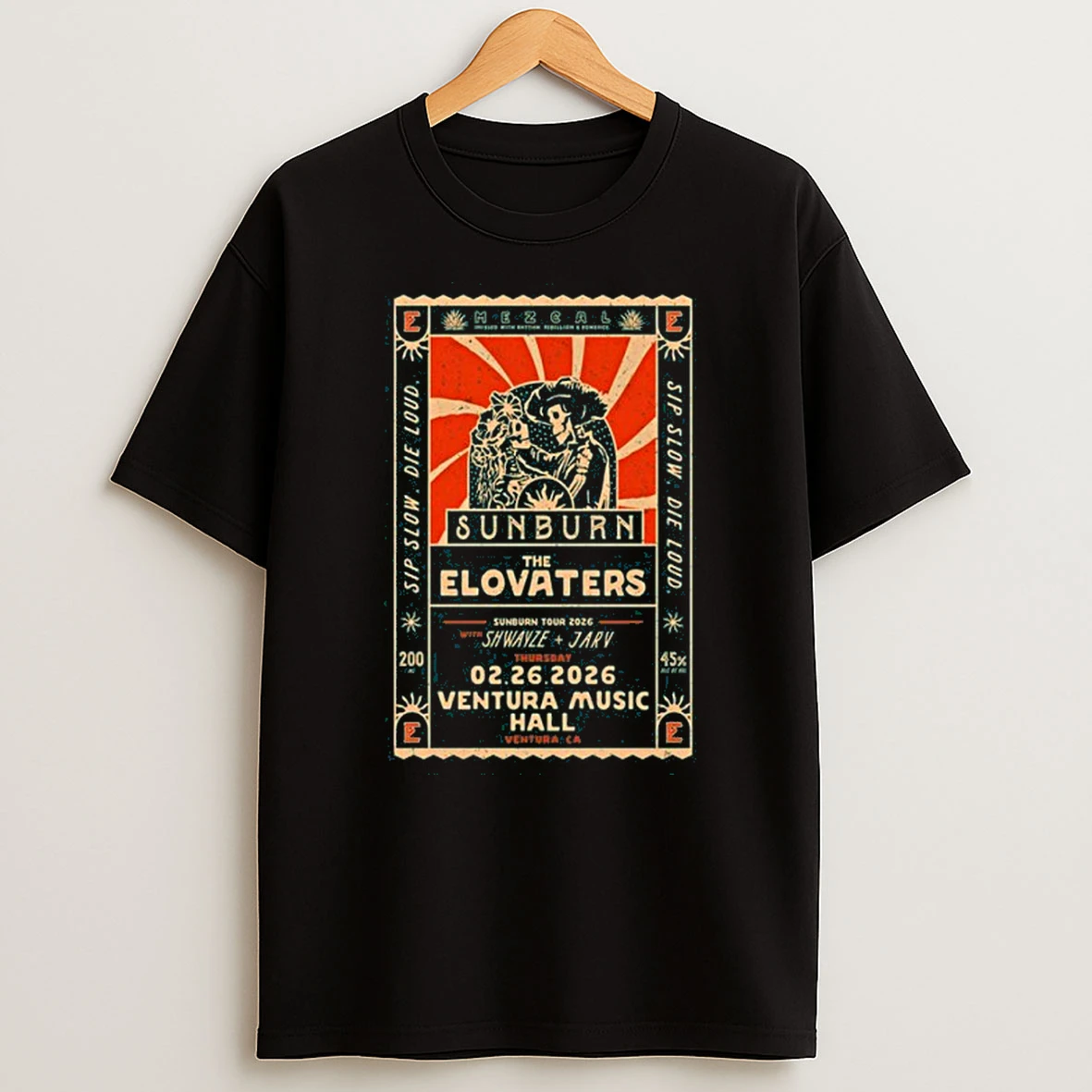The Elovaters Feb 26 2026 Ventura Music Hall In Ventura Ca Tshirt Hoodie