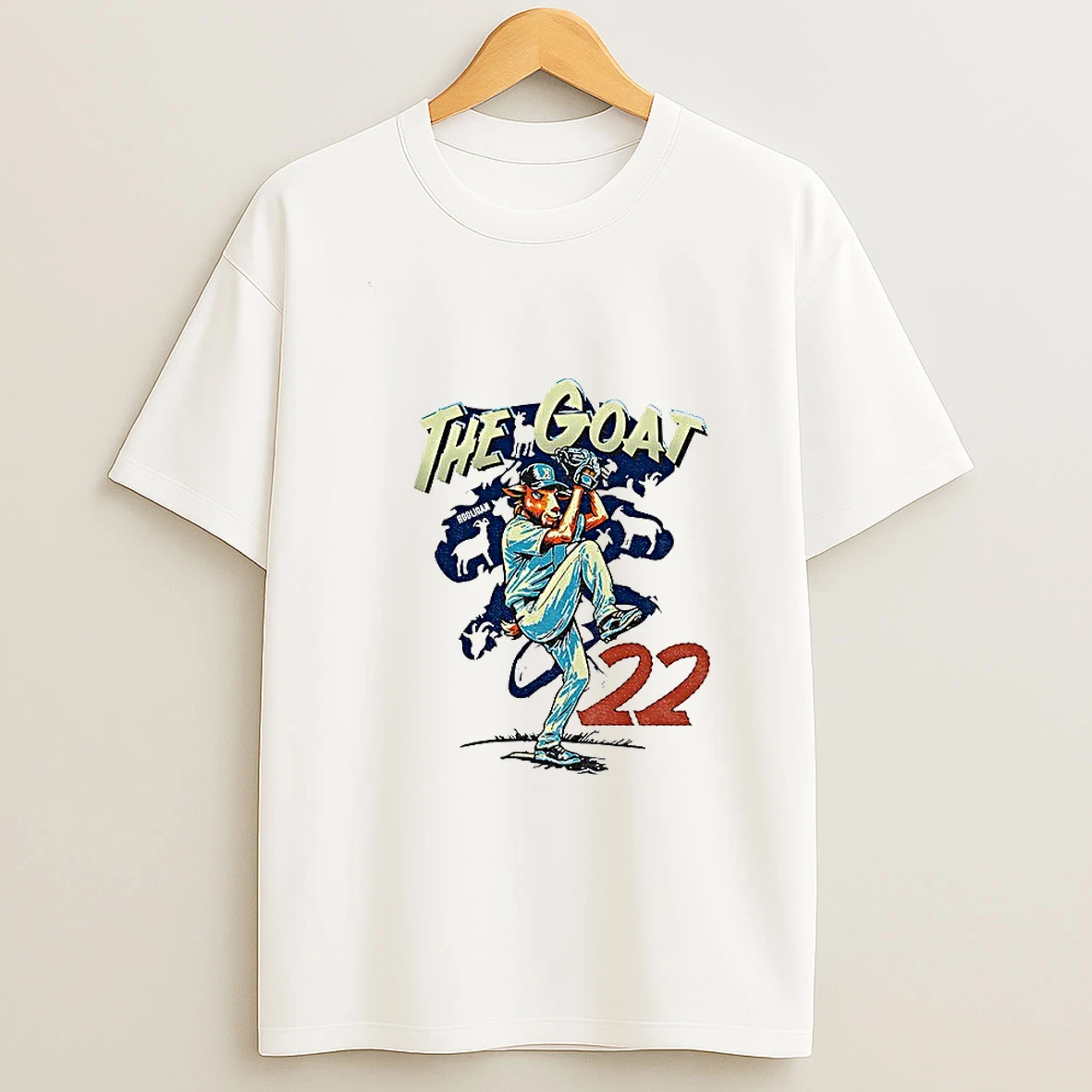 The Goat Clayton Kershaw 22 Los Angeles Dodgers Mlb Baseball World Series 2025 Tshirt Hoodie
