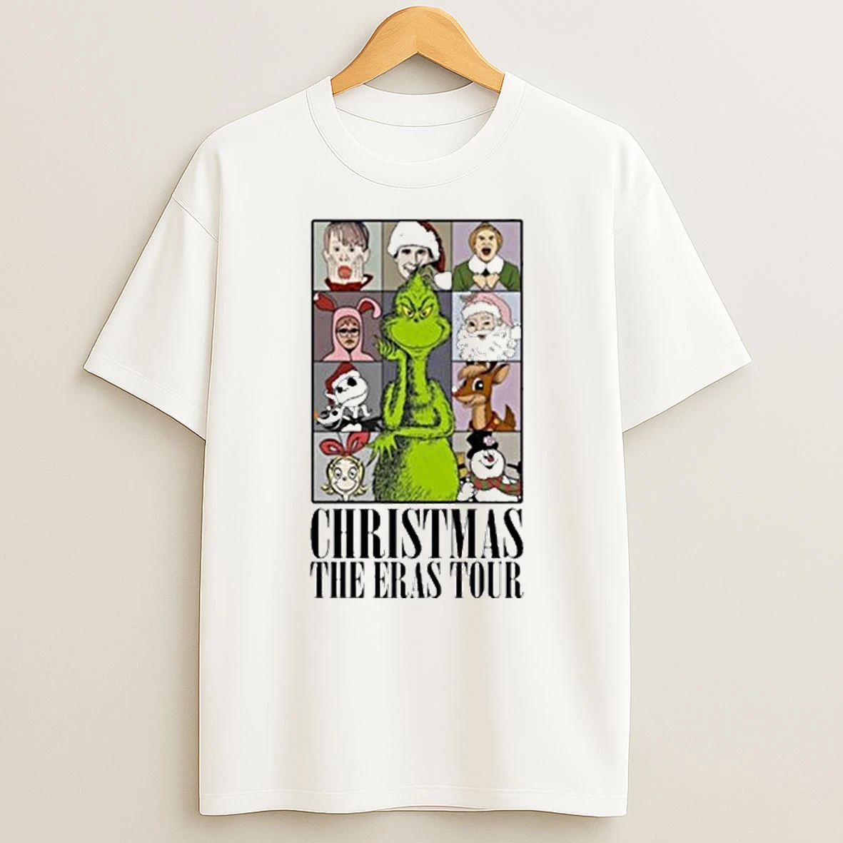 The Grinch Christmas The Eras Tour Tshirt Hoodie