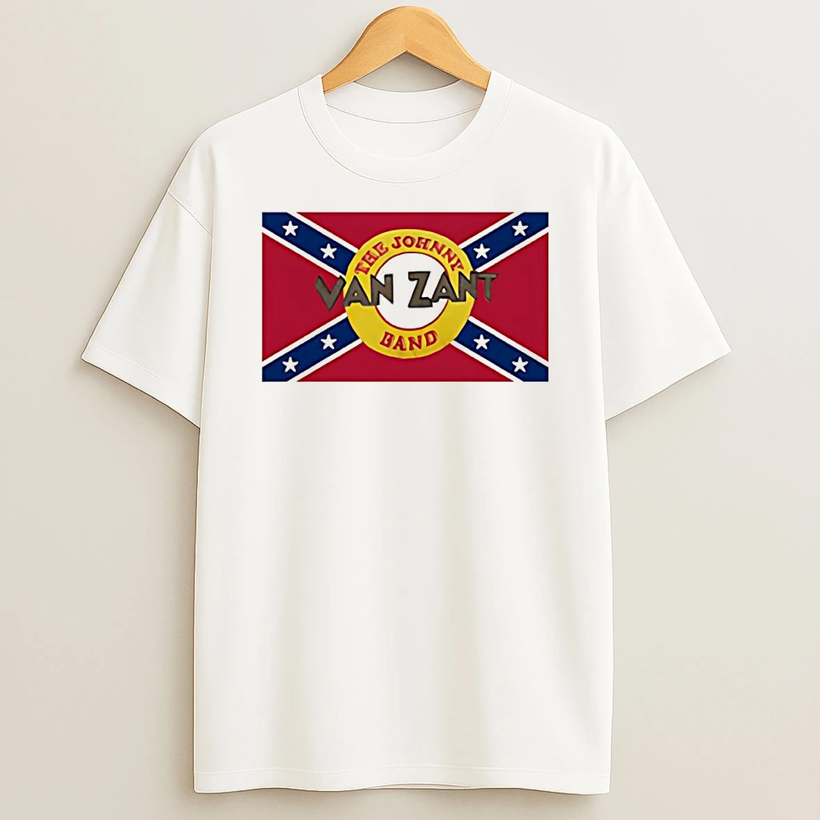 The Johnny Band Van Zant Flag Of The Confederate Circle Tshirt Hoodie