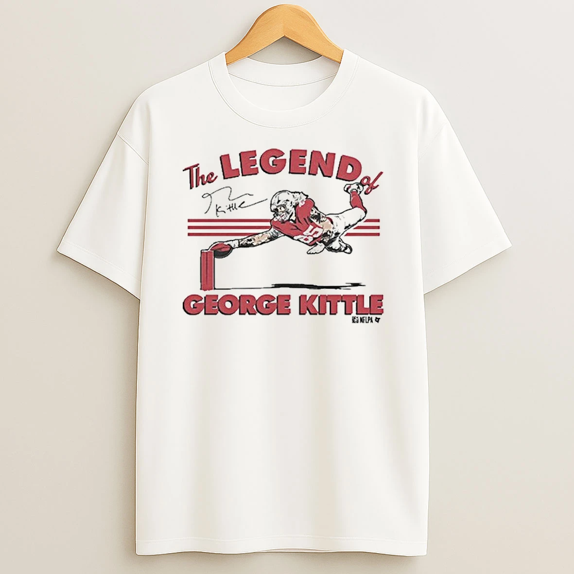 The Legend Of George Kittle 49ers Tshirt Hoodie