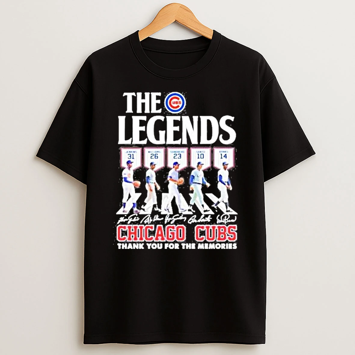 The Legends Chicago Cubs Abbey Road Tshirt Hoodie