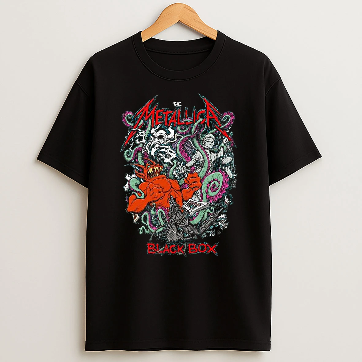 The Metallica Black Box Eruption Tshirt Hoodie