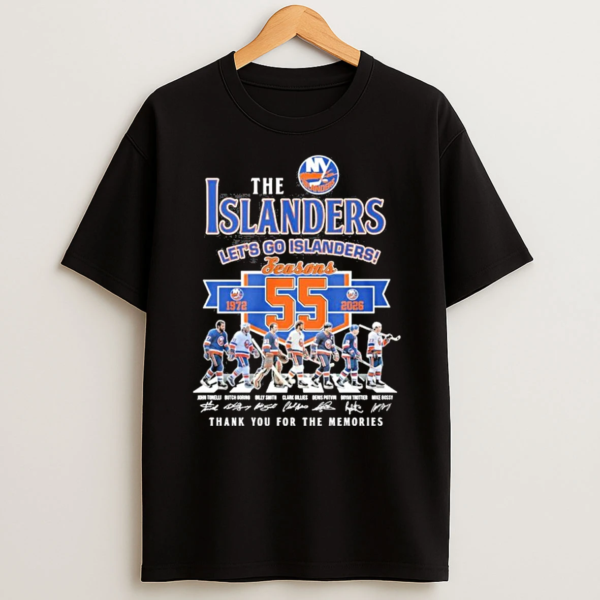 The Ny Islanders Abbey Road 55 Season 1972 2026 Tshirt Hoodie