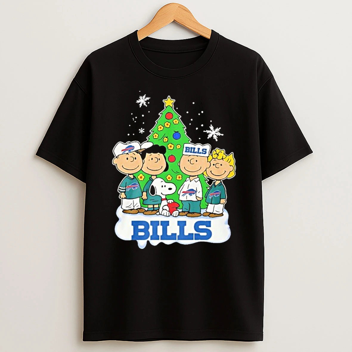 The Peanuts Buffalo Bills Merry Christmas 2025 Tshirt Hoodie