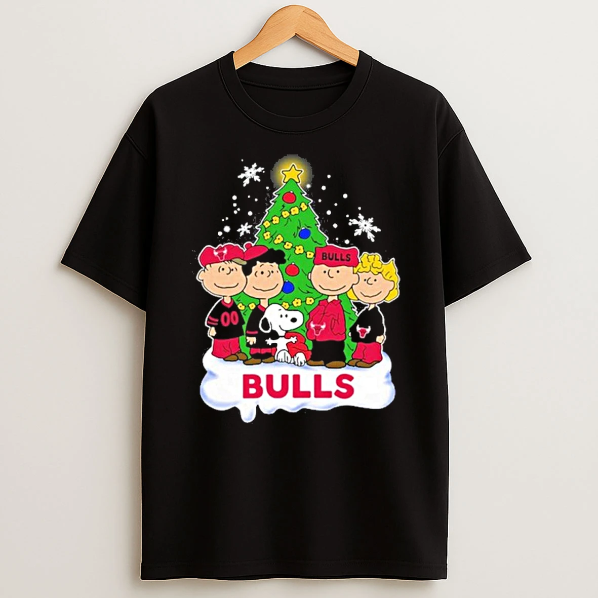 The Peanuts Chicago Bulls Merry Christmas Tshirt Hoodie