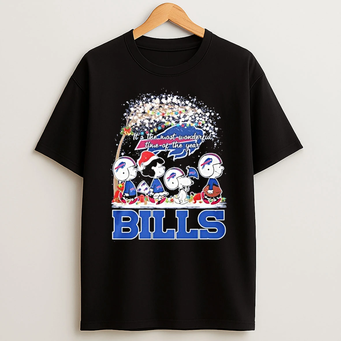 The Peanuts Christmas Its The Most Wonderful Time Of The Year Buffalo Bills Tshirt Hoodie
