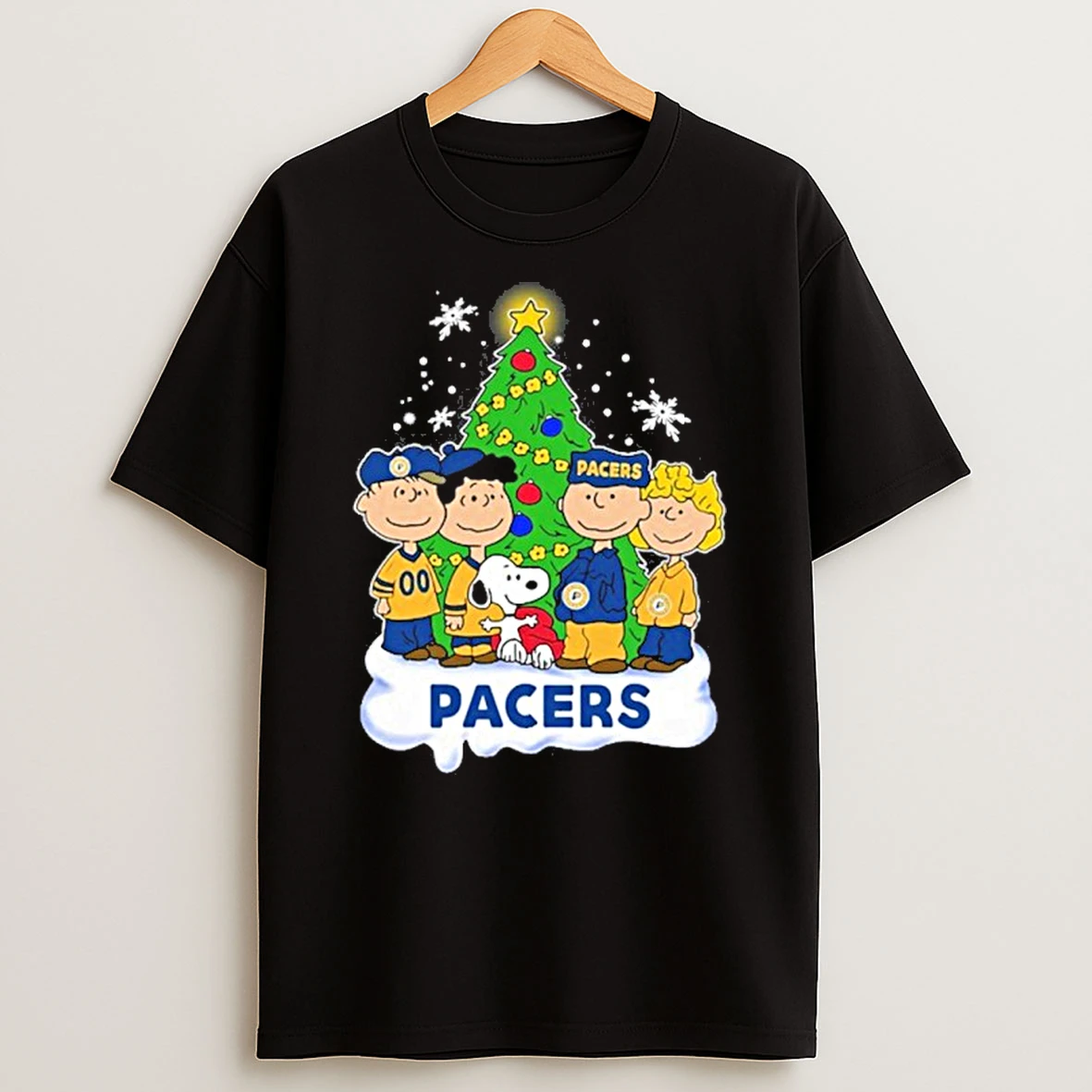 The Peanuts Indiana Pacers Merry Christmas Tshirt Hoodie