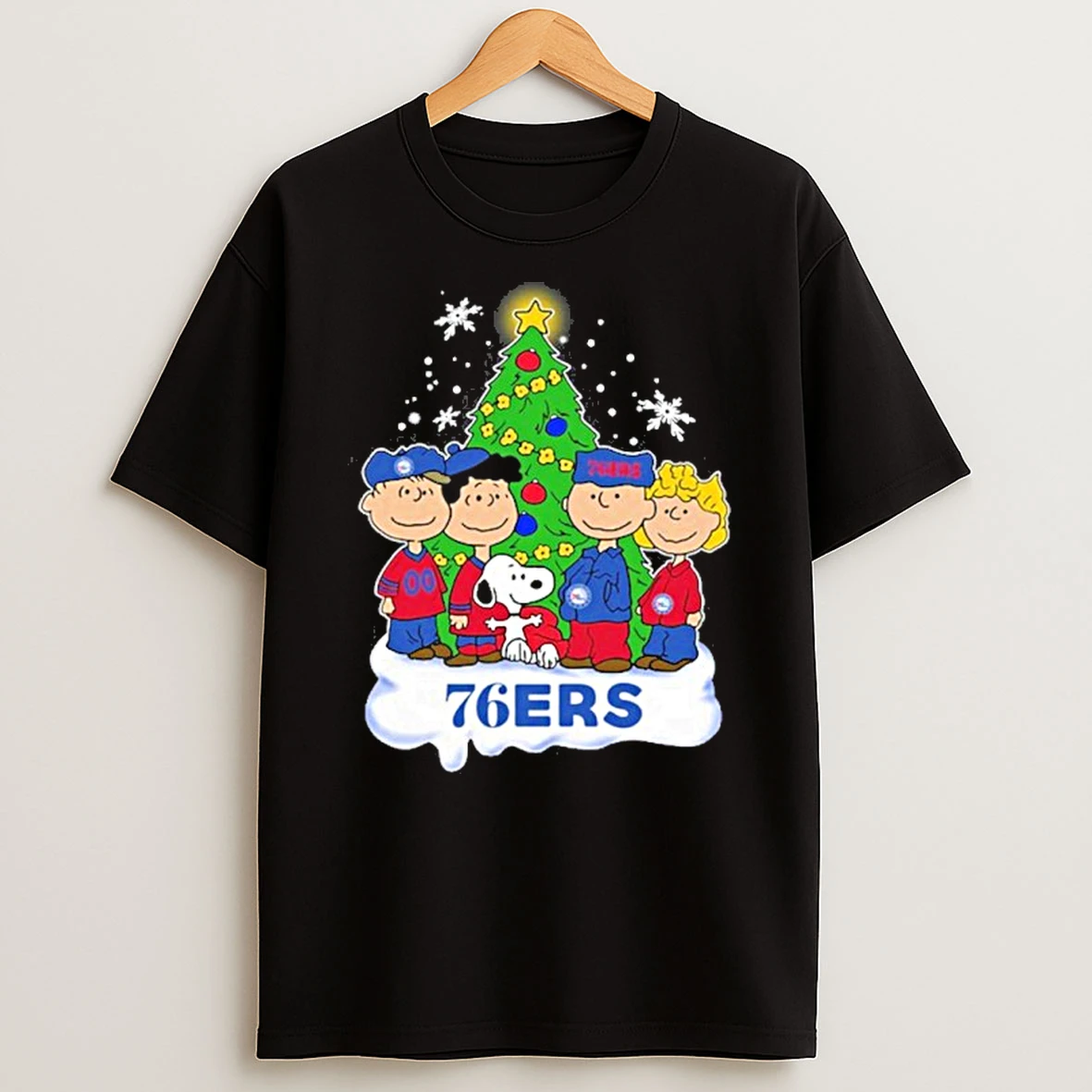 The Peanuts Philadelphia 76ers Merry Christmas Tshirt Hoodie