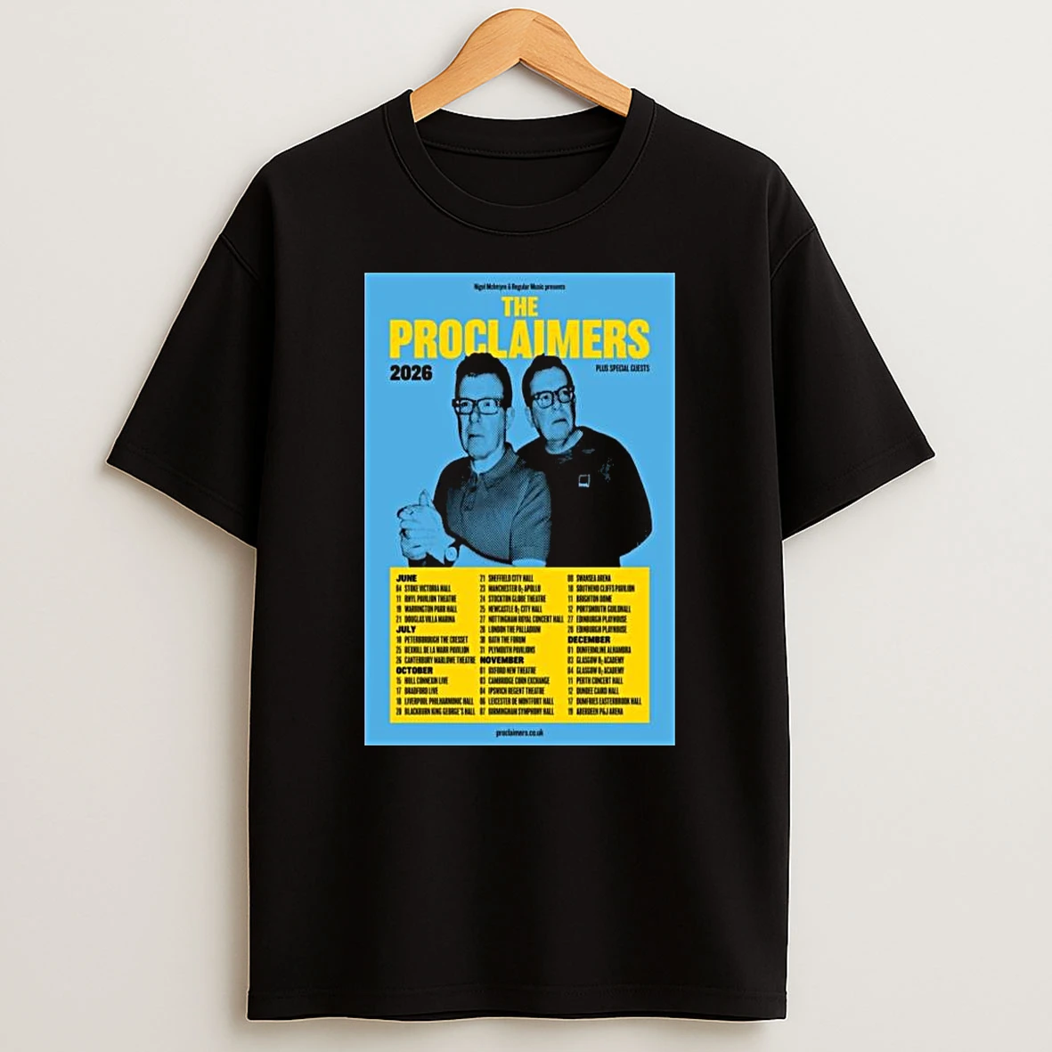 The Proclaimers 2026 Uk Tour Tshirt Hoodie