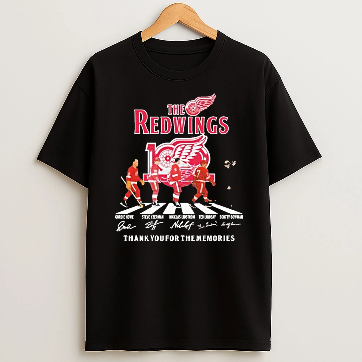 The Red Wings Hockey Abbey Road 2025 Tshirt Hoodie