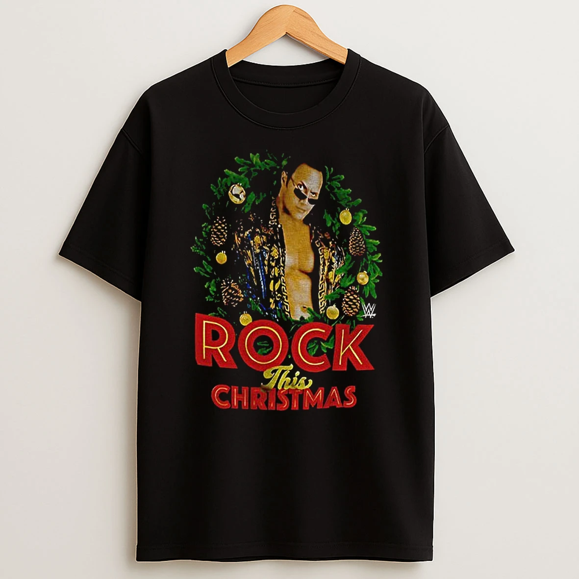 The Rock Wwe Rock This Christmas Tshirt Hoodie