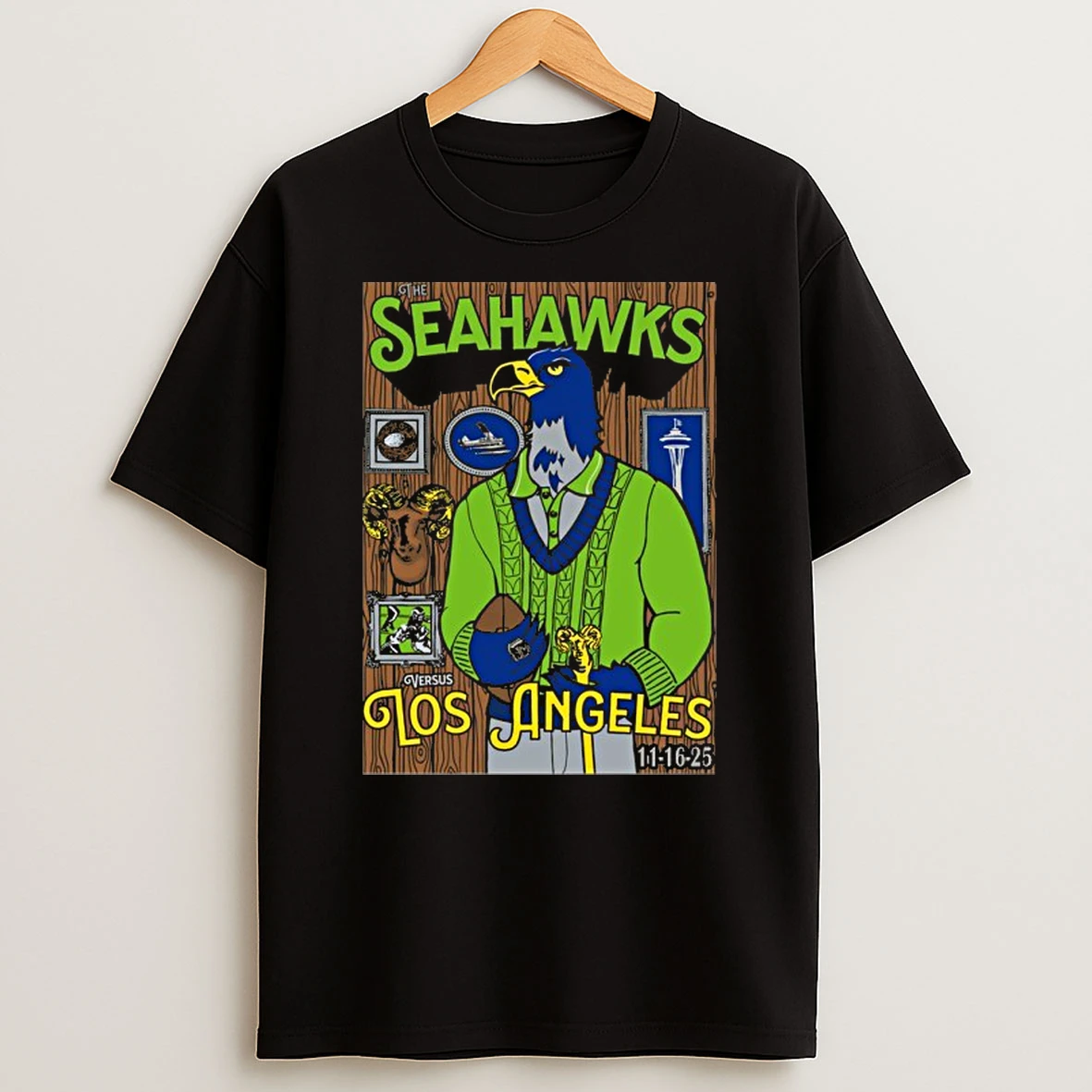 The Seattle Seahawks Vs Los Angeles Rams 2025 Rivalries Series Tshirt Hoodie