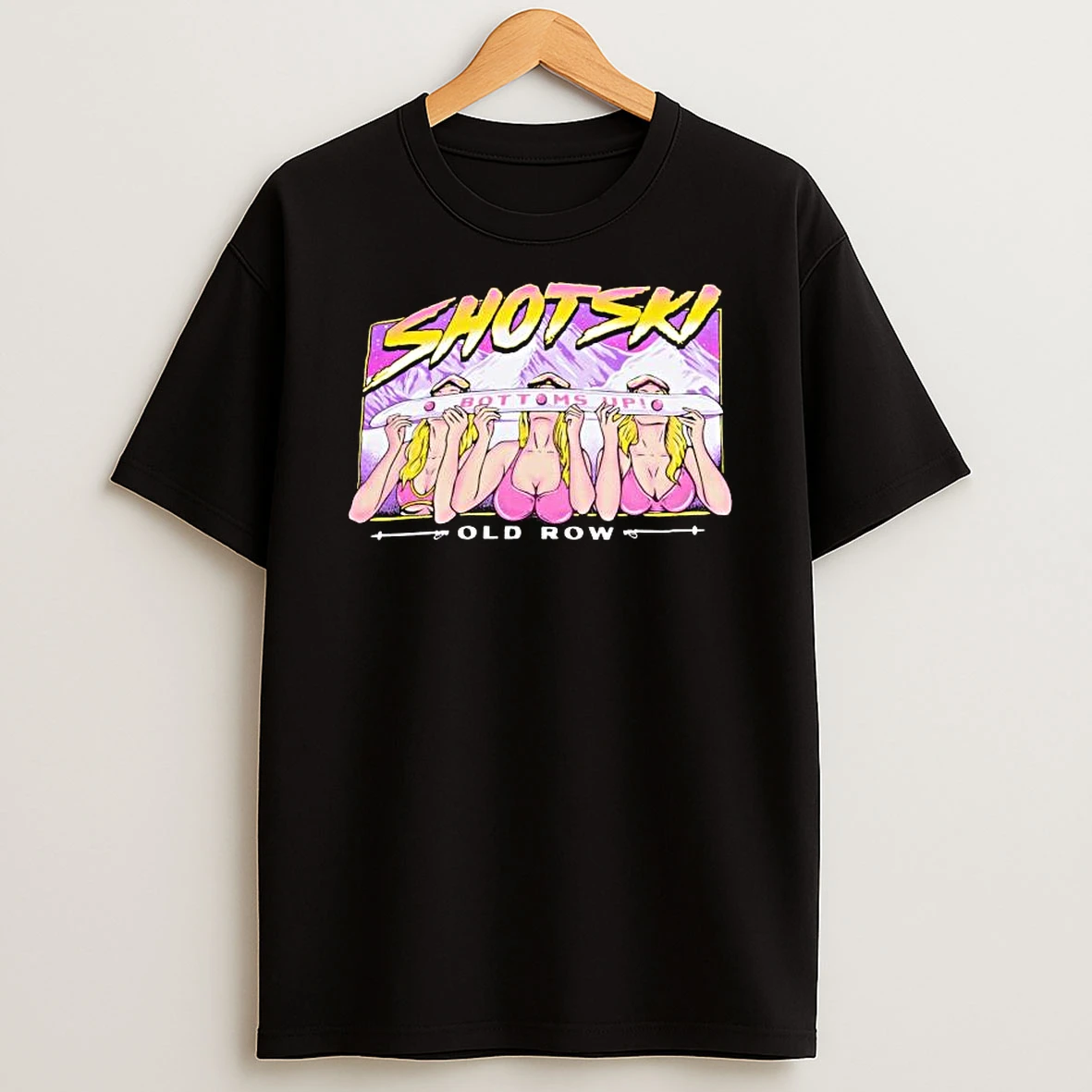 The Shotski Bottoms Up Tshirt Hoodie