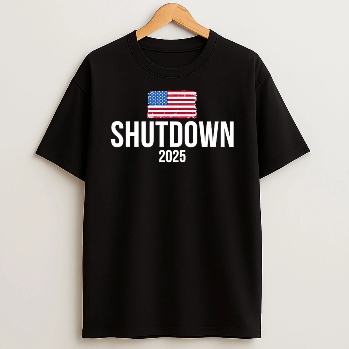 The Shutdown 2025 Usa Flag Tshirt Hoodie