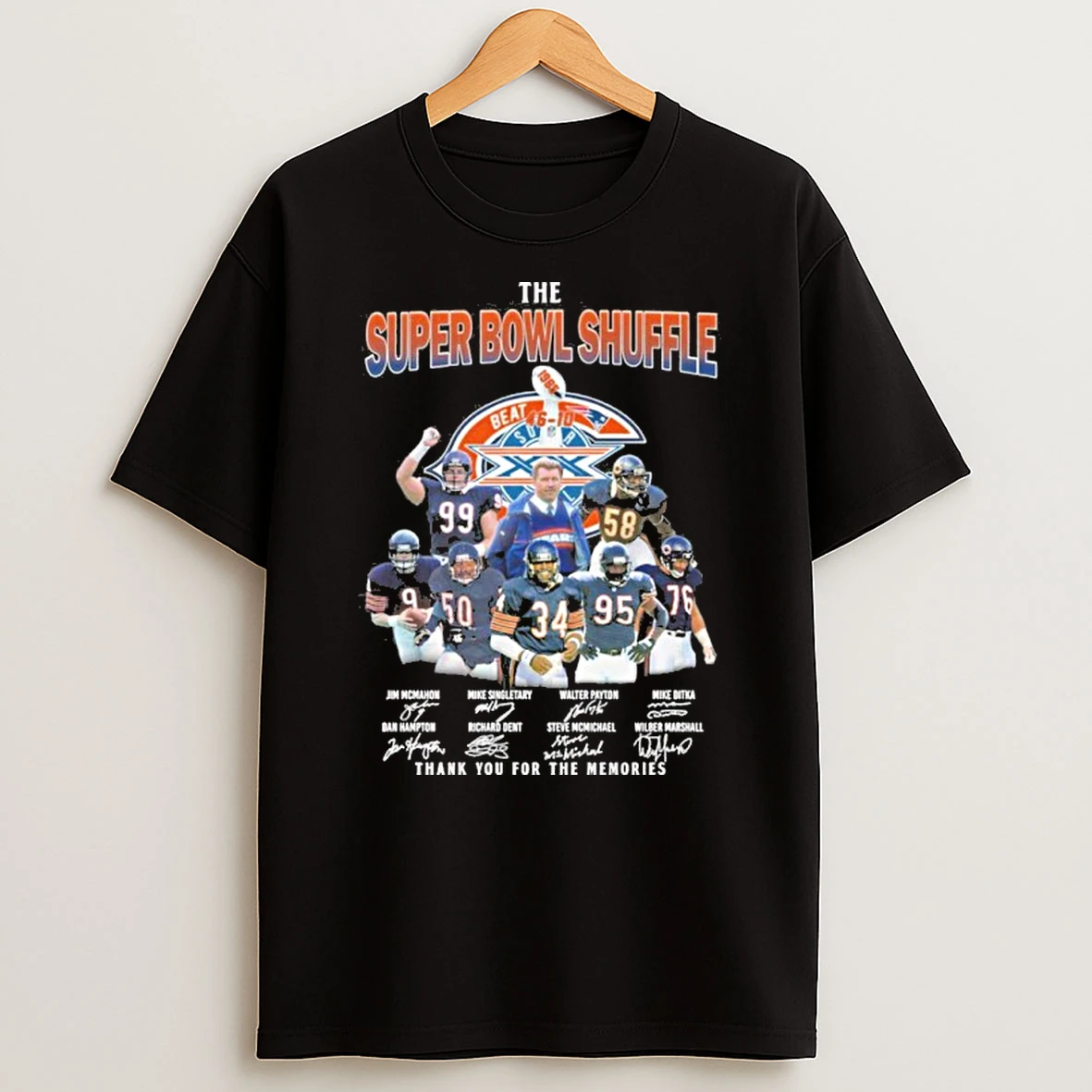 The Super Bowl Shuffle Team Player Signature Thank You For The Memories Tshirt Hoodie