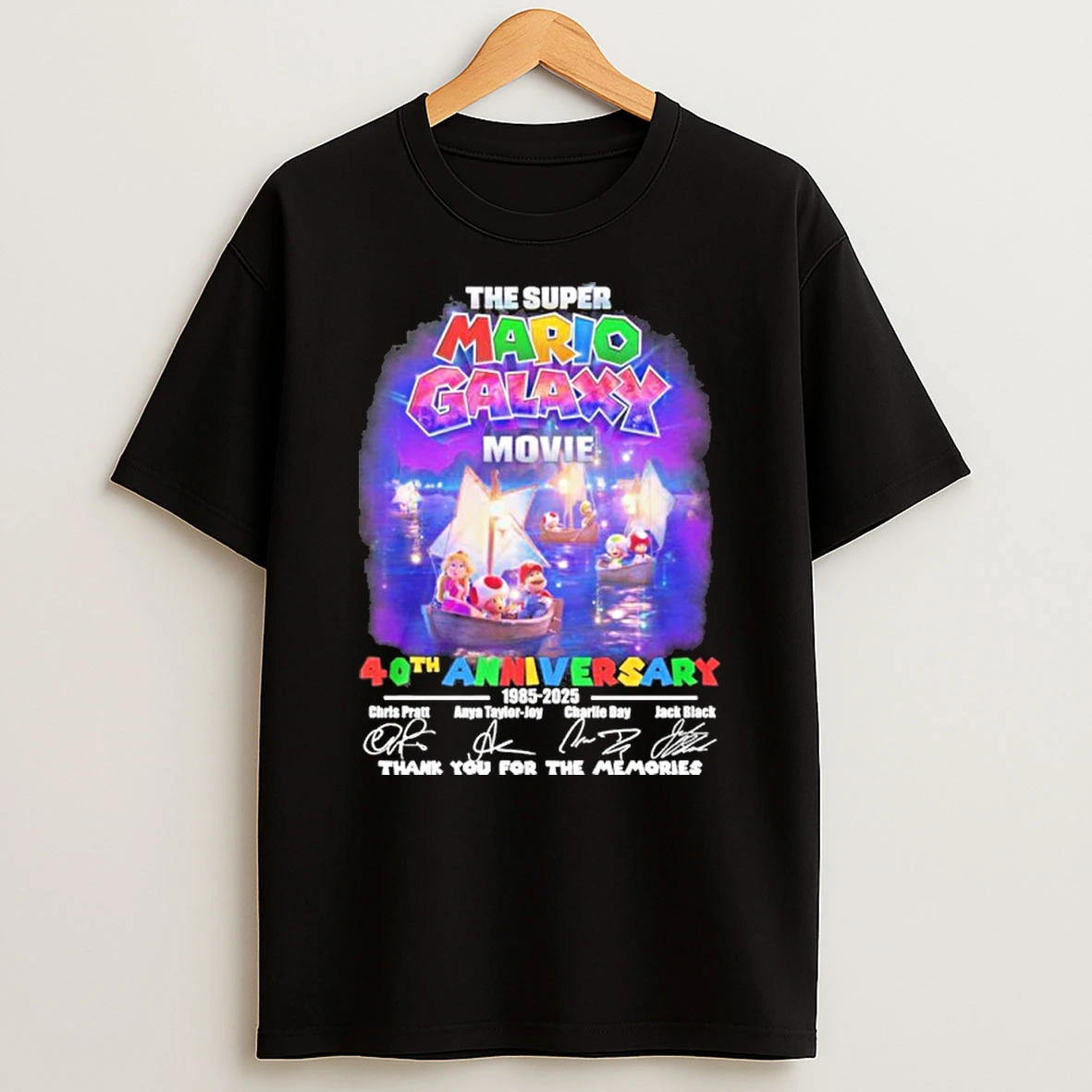 The Super Mario Galaxy Movie 40th Anniversary 1895 2025 Tshirt Hoodie