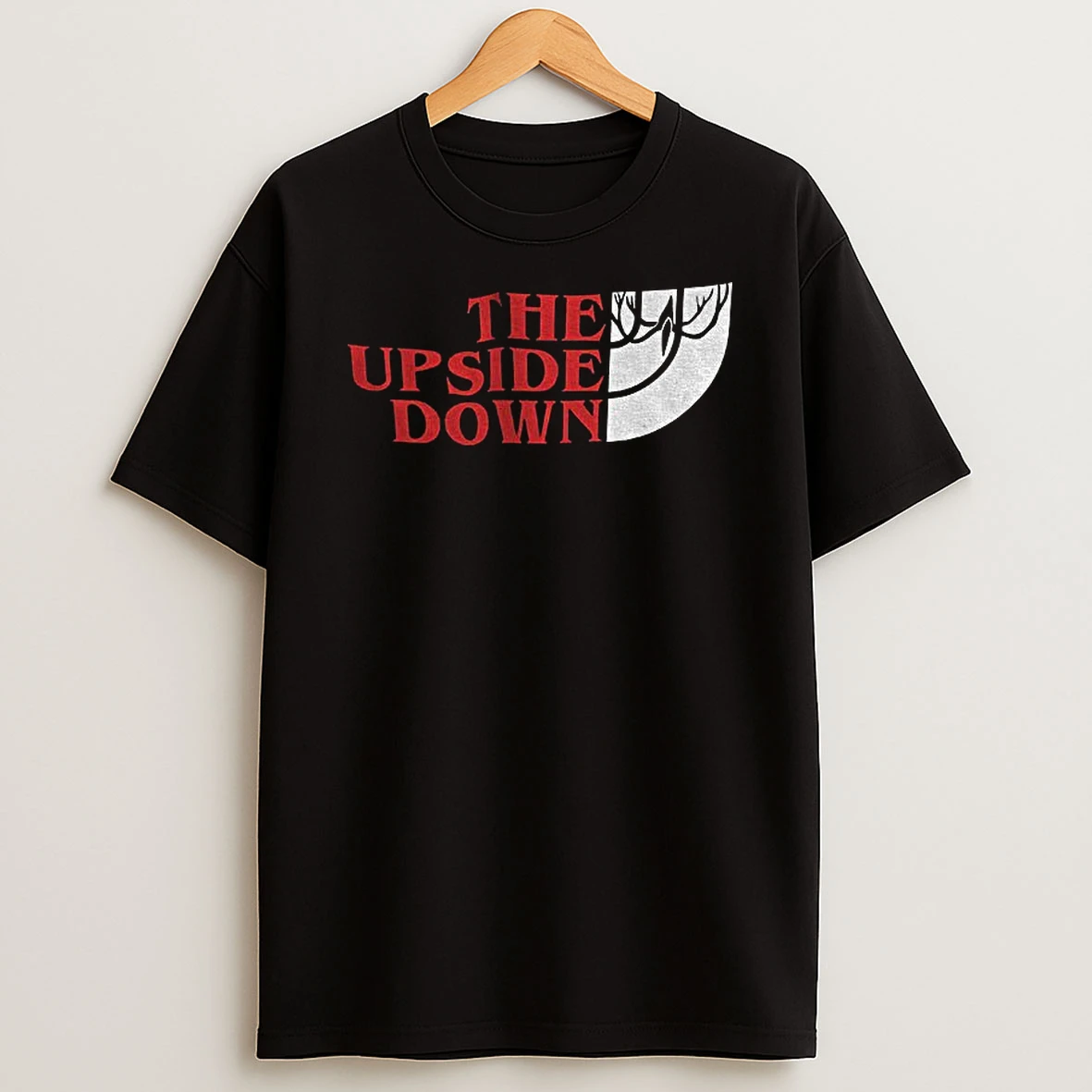 The Upside Down Stranger Things And North Face Inspired Tshirt Hoodie