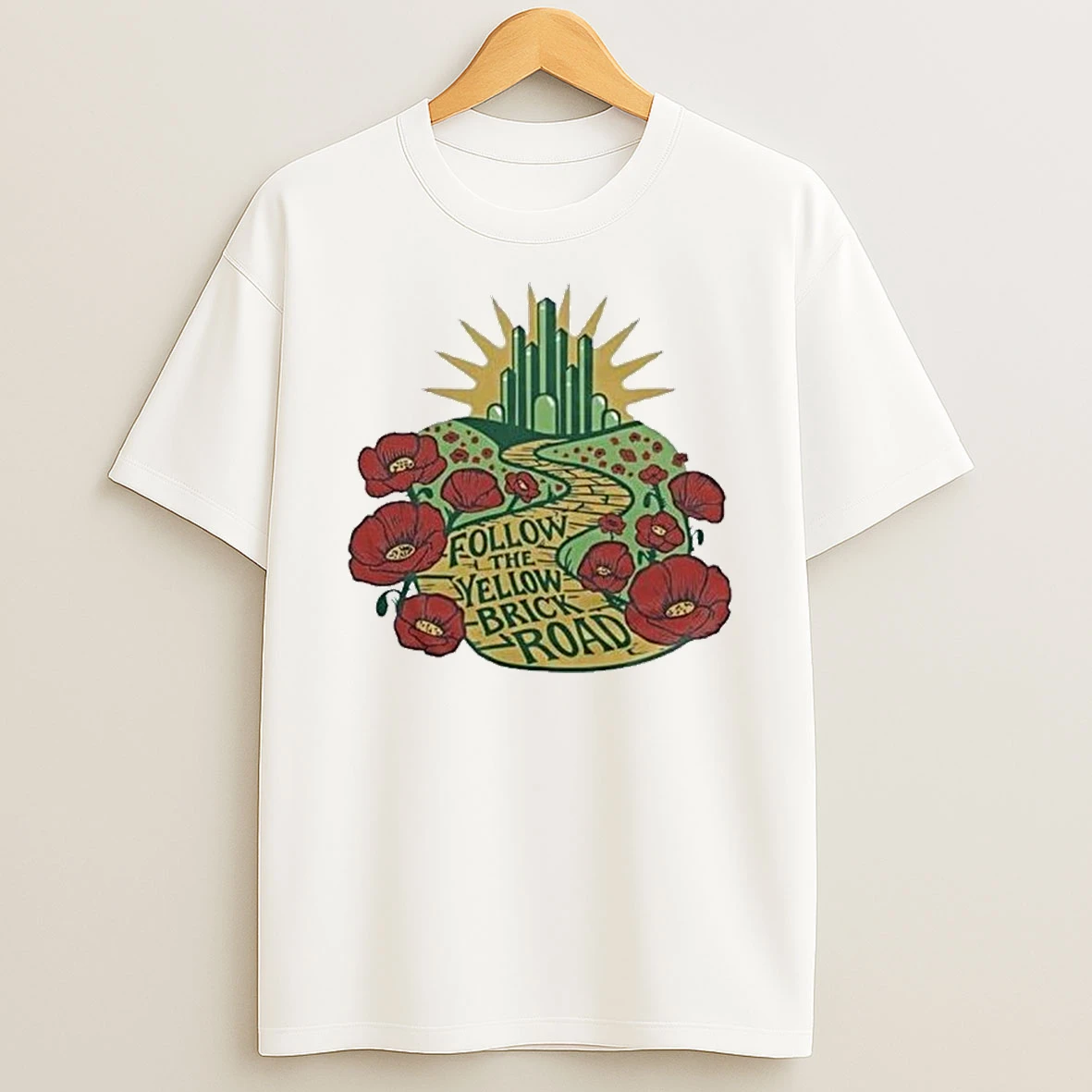 The Wizard Of Oz Follow The Yellow Brick Road Tshirt Hoodie