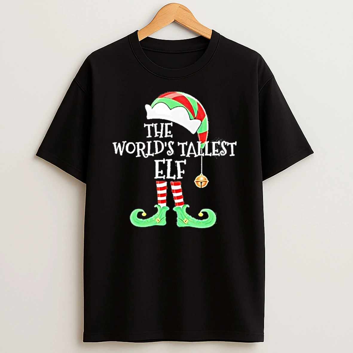 The Worlds Tallest Elf Matching Family Group Christmas Elf Tshirt Hoodie