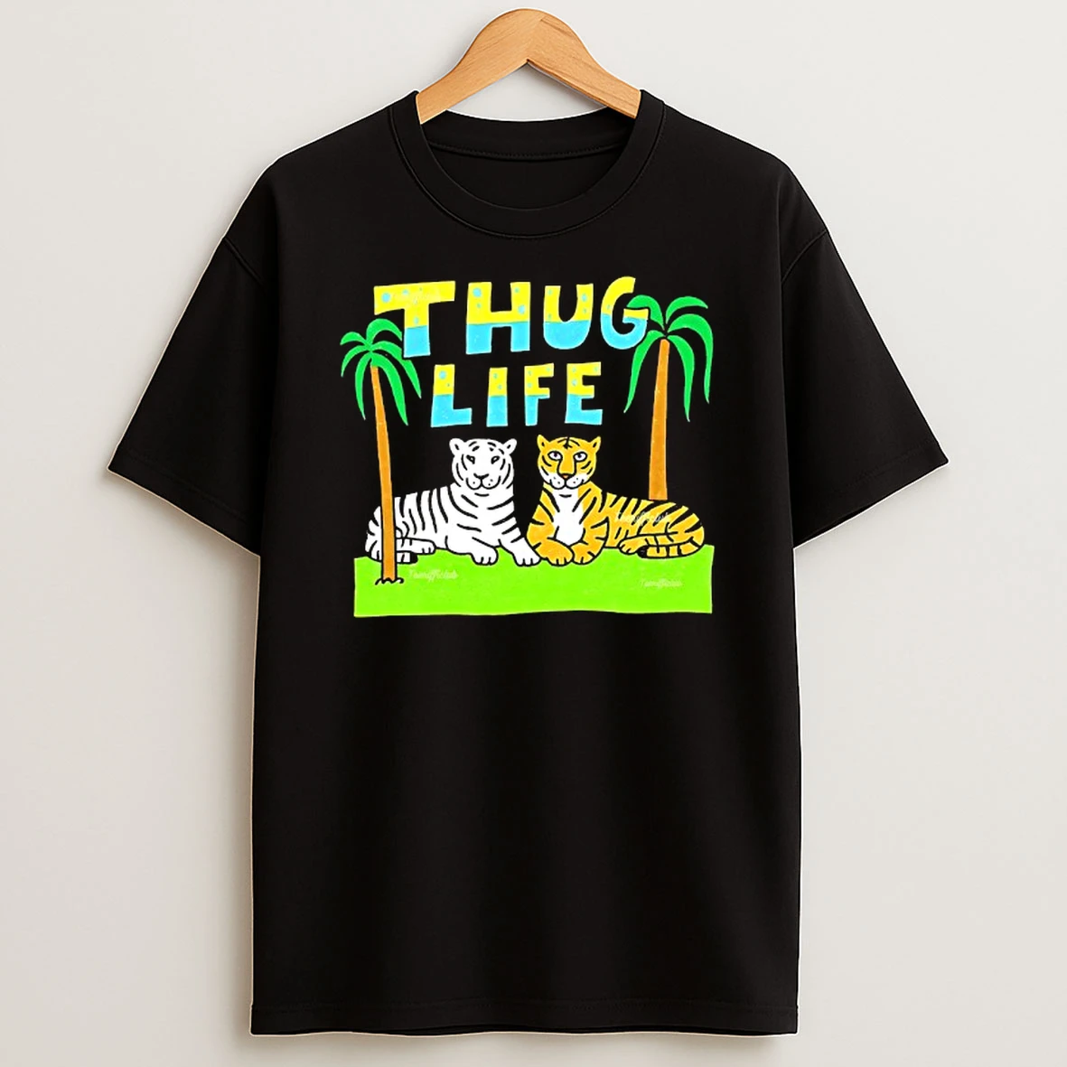 Thug Tigers Tshirt Hoodie