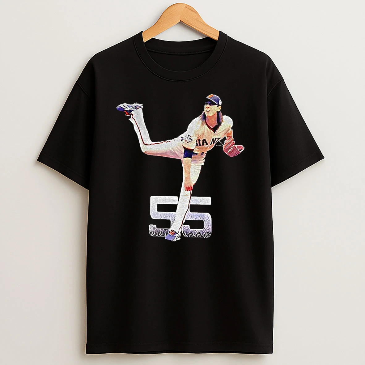Tim Lincecum Posing San Francisco Giants Mlb Baseball Number 55 Portrait Tshirt Hoodie