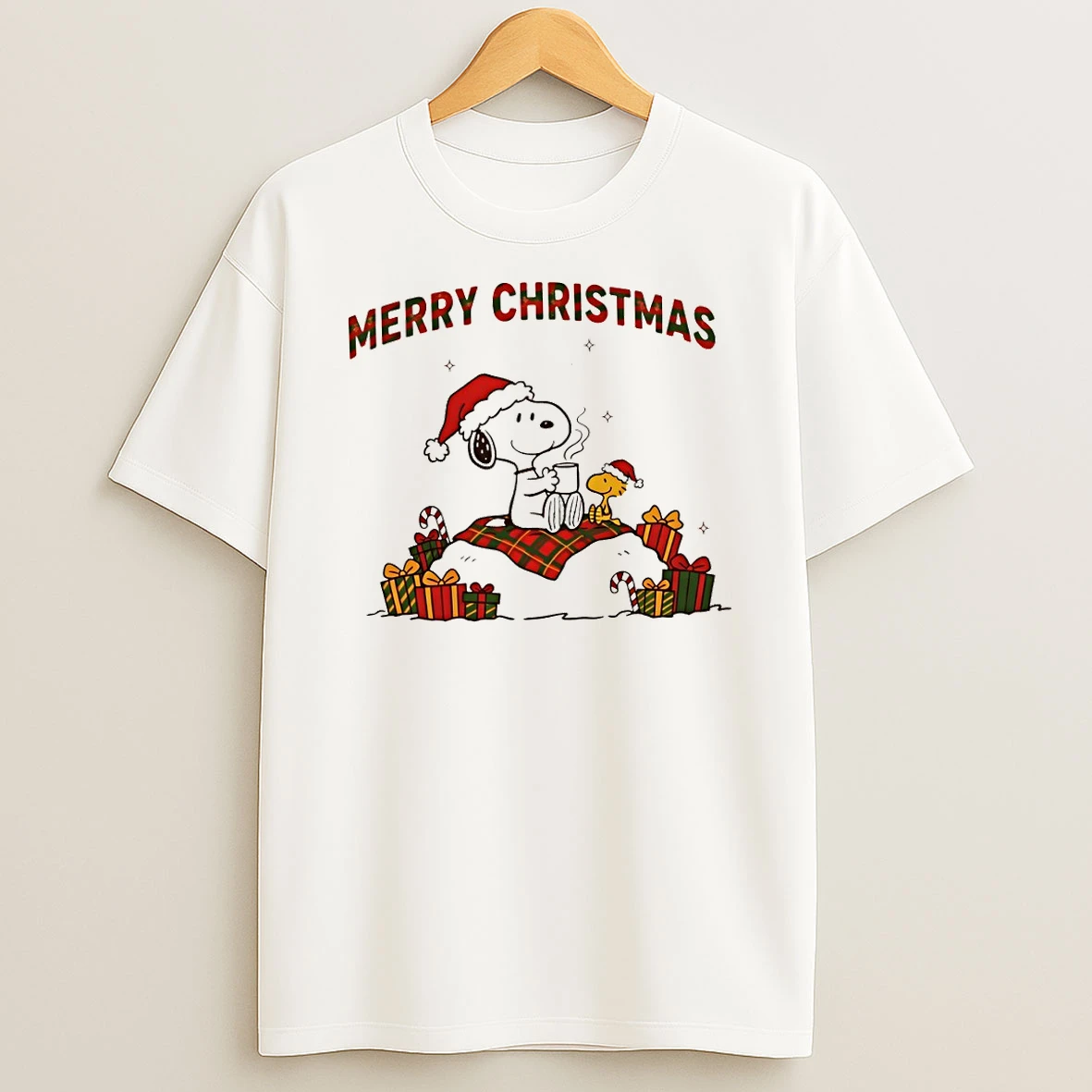 Toddler Snoopy And Woodstock Merry Christmas 2025 Tshirt Hoodie