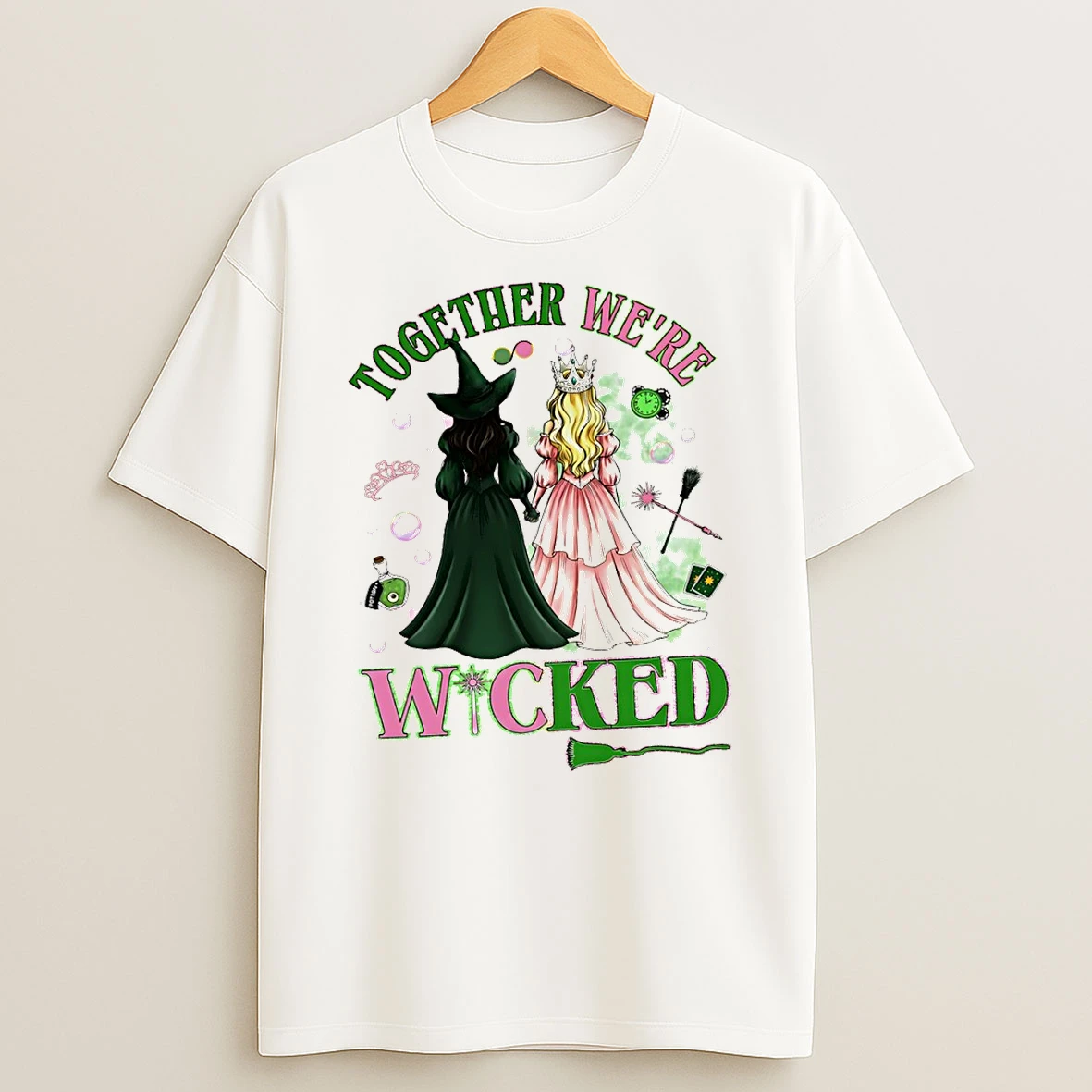 Together Were Wicked Wicked For Good 2025 Christmas Tshirt Hoodie