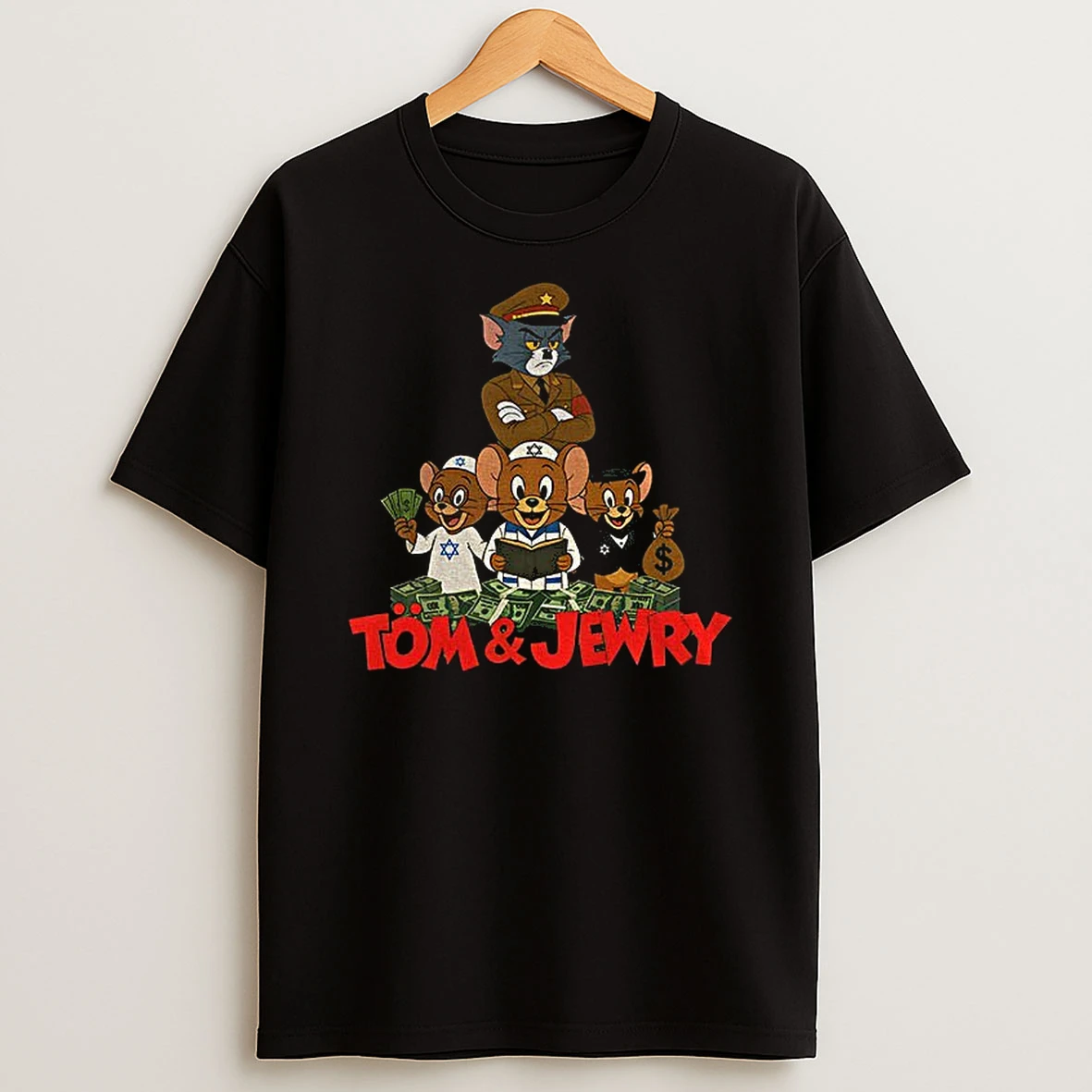 Tom And Jewry Jewish Cartoon Tshirt Hoodie