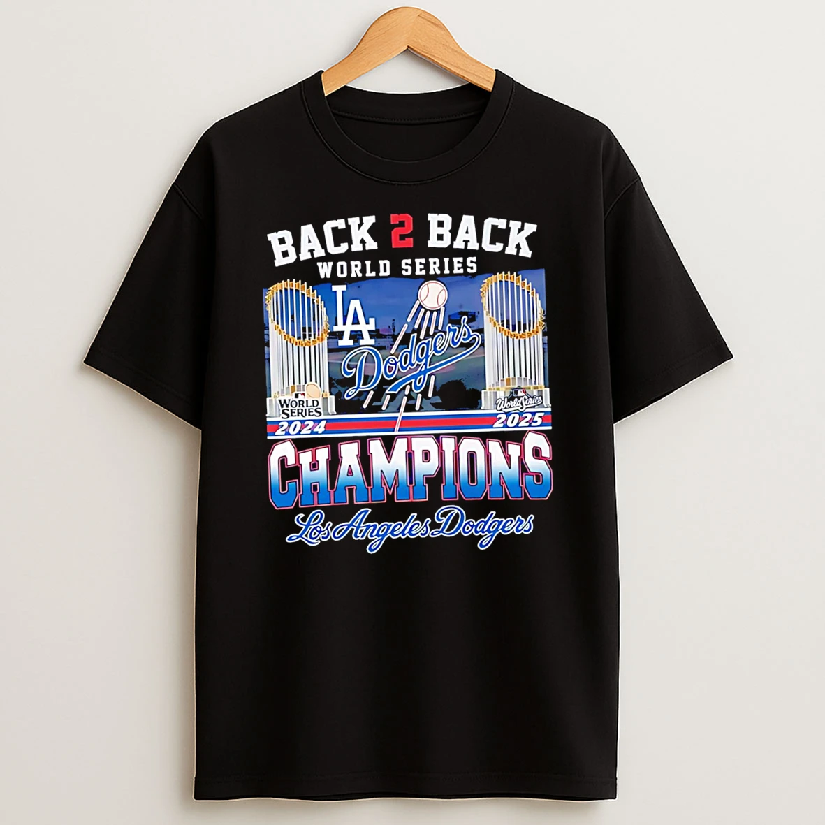 Top Back 2 Back World Series 2024 2025 Los Angeles Dodgers Tshirt Hoodie