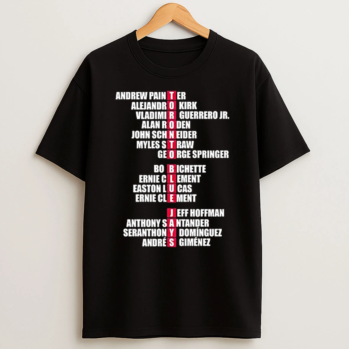 Toronto Blue Jays 2025 World Series Champions Player Name Tshirt Hoodie