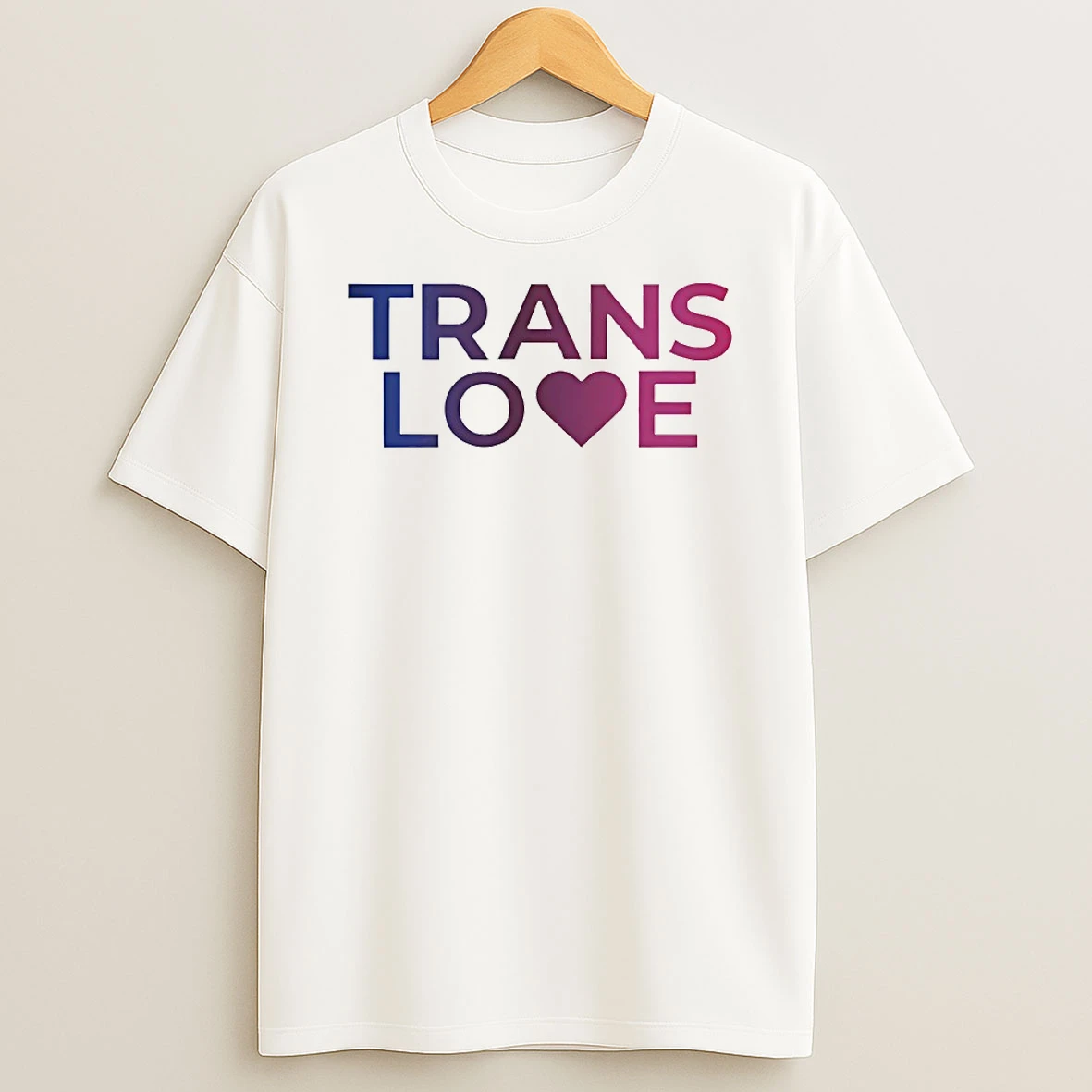 Trans Love Heart Circle Tshirt Hoodie