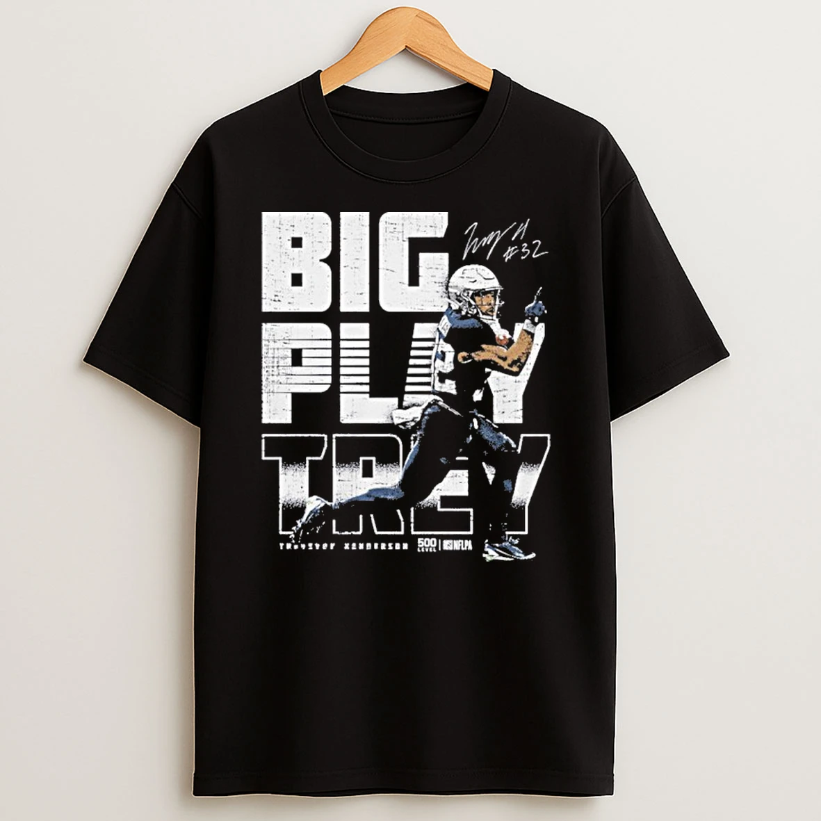 Treveyon Henderson New England Patriots Big Play Trey Tshirt Hoodie