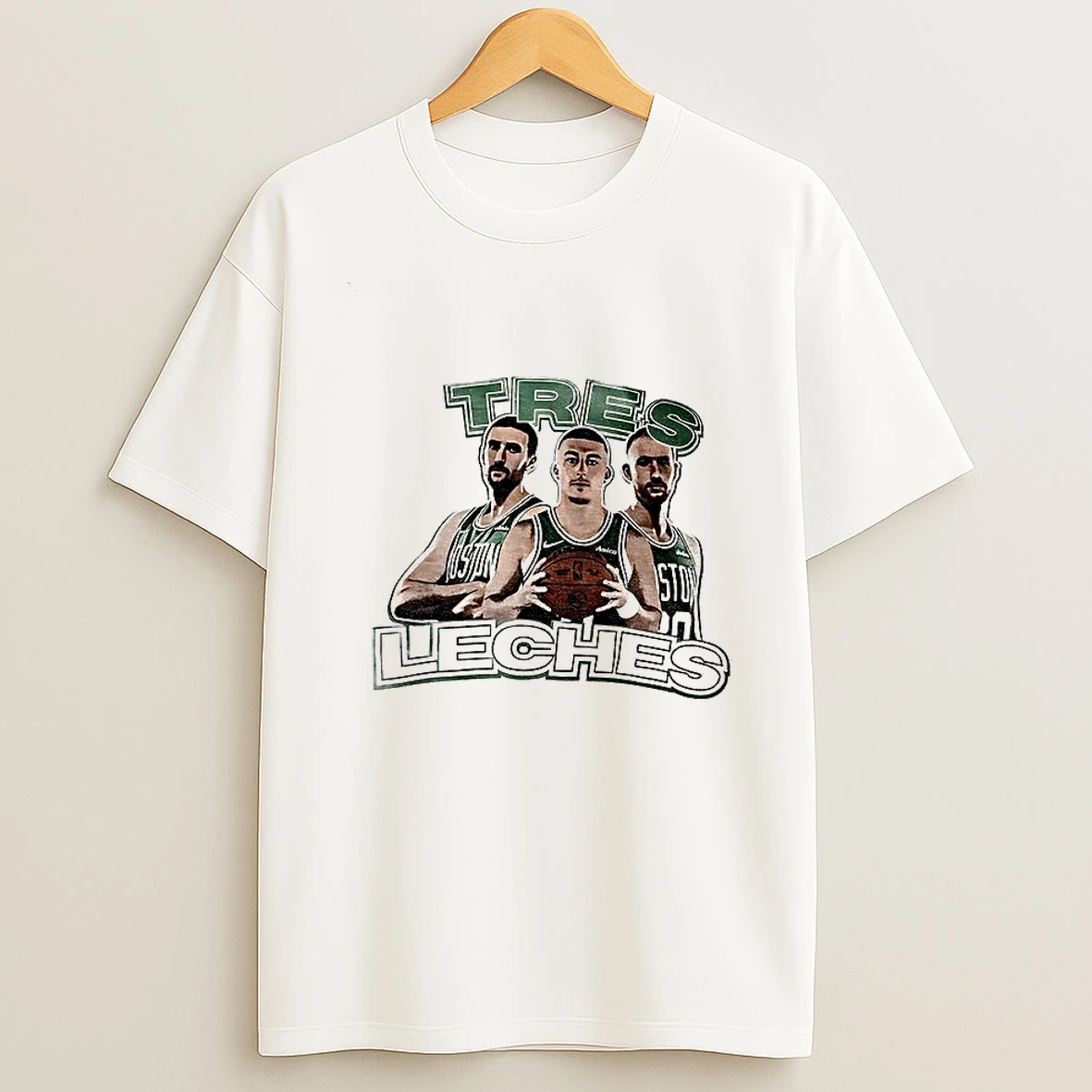 Tres Leches Jayson Tatum Jaylen Brown And Derrick White Boston Celtics Nba Basketball 2025 Tshirt Hoodie