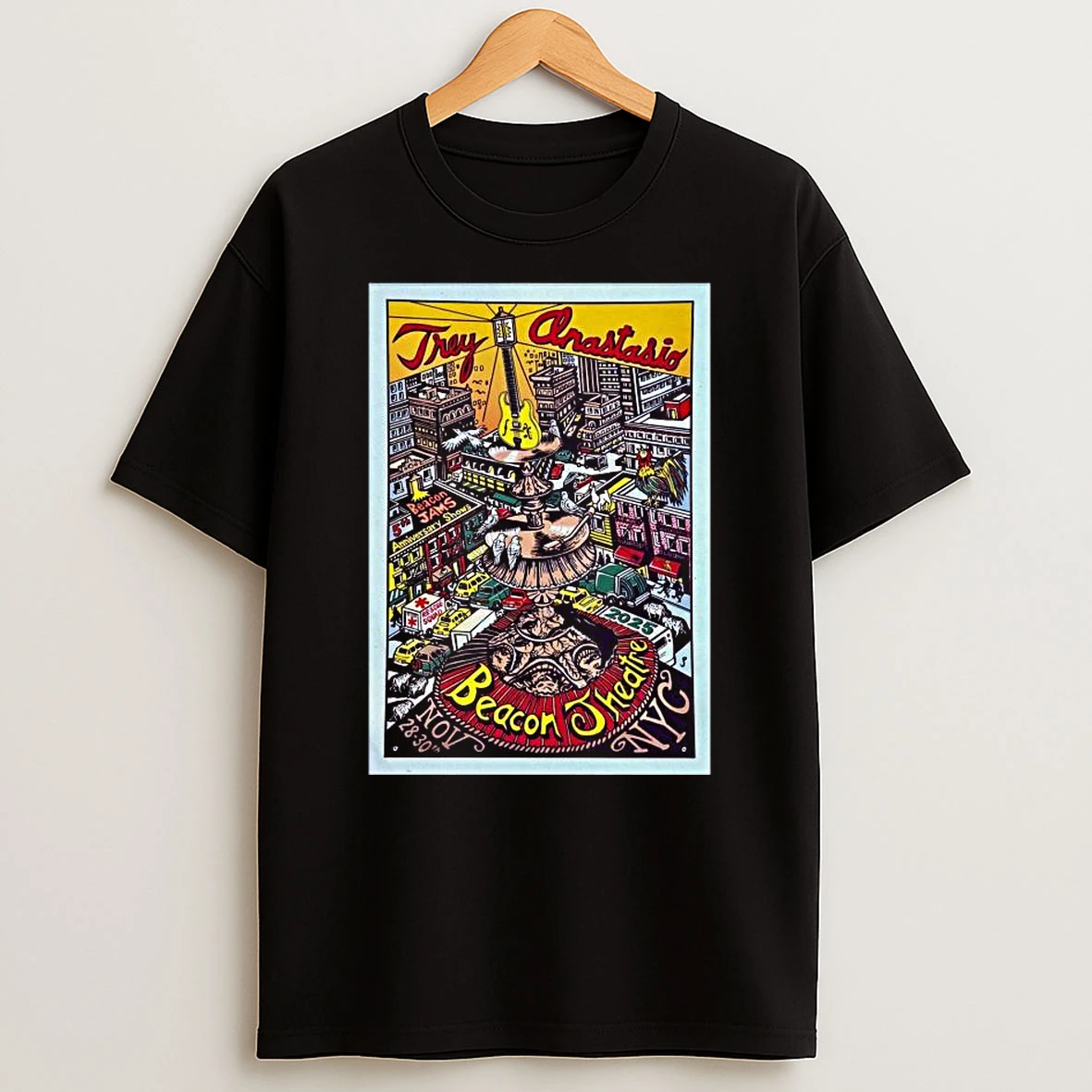 Trey Anastasio Band November 28 2025 In New York Ny Tshirt Hoodie