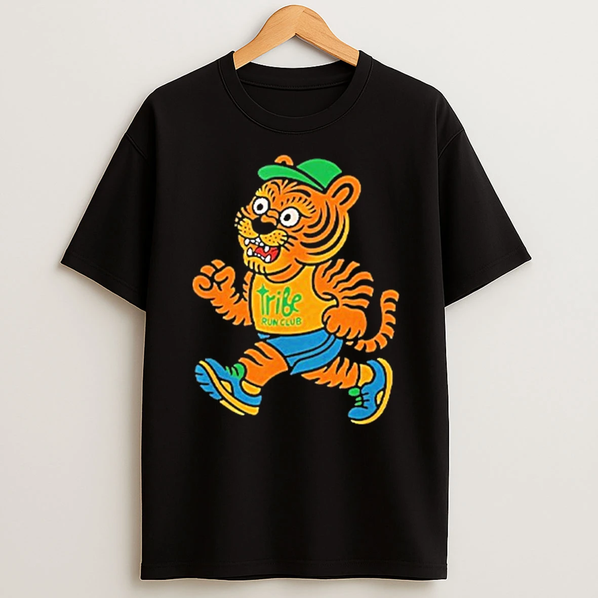 Tribe Coffee Run Club Tiger Tshirt Hoodie