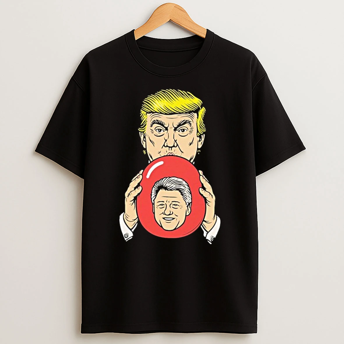 Trump Blowing Clinton Tshirt Hoodie