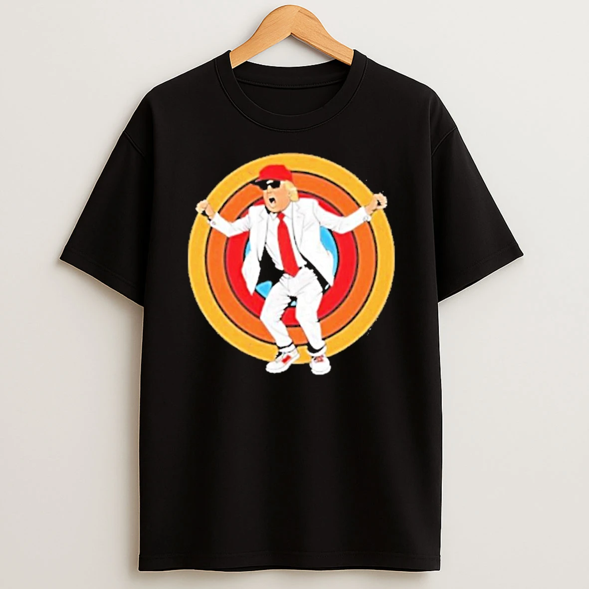 Trump Dancing America 47 Vintage Black Tshirt Hoodie