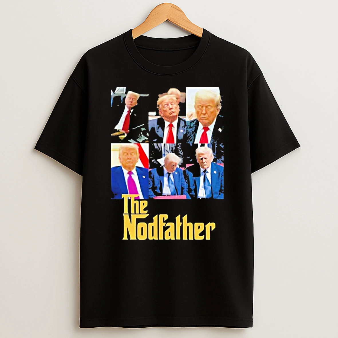Trump Sleeping The Nodfather Tshirt Hoodie