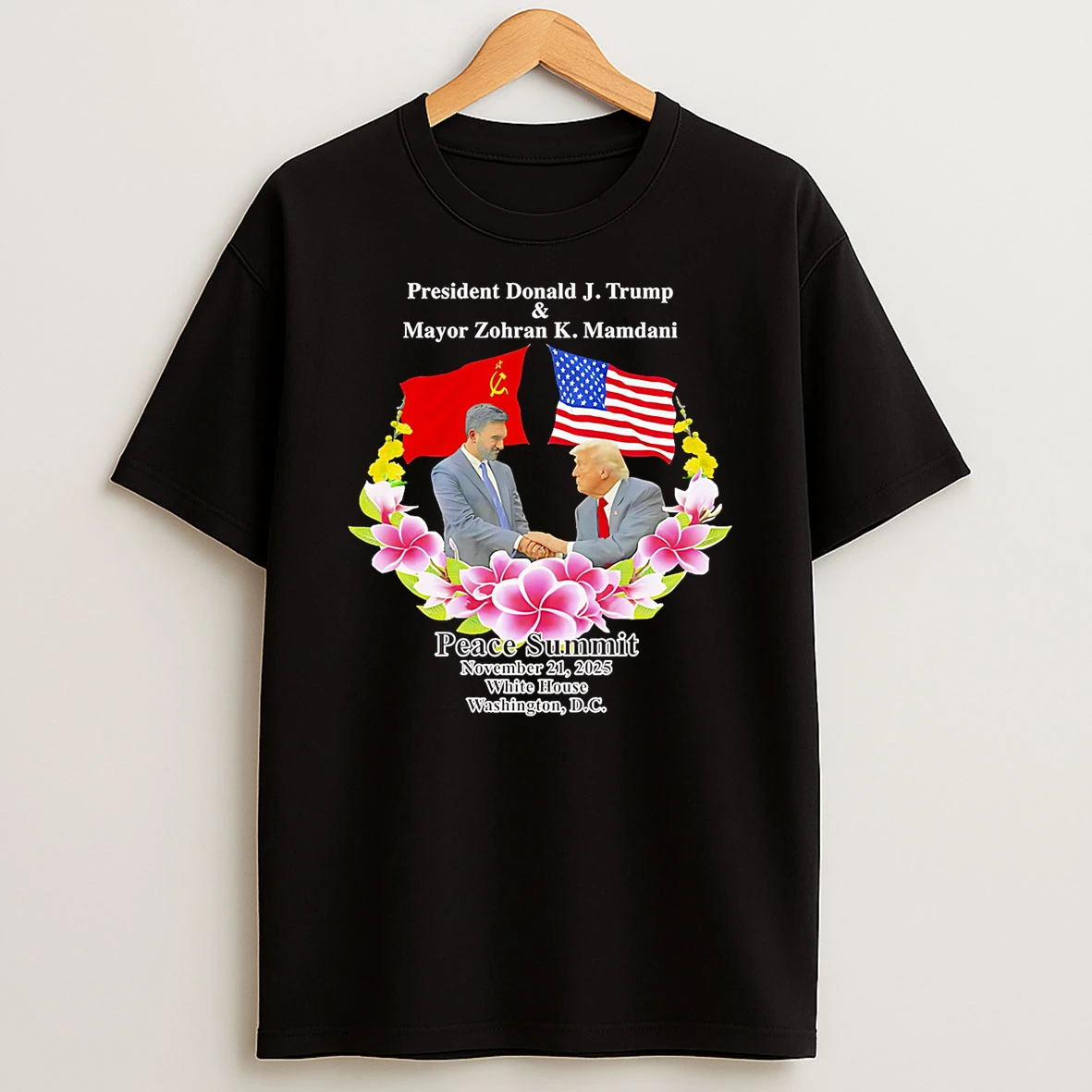 Trump And Zohran Mamdani Peace Summit Tshirt Hoodie