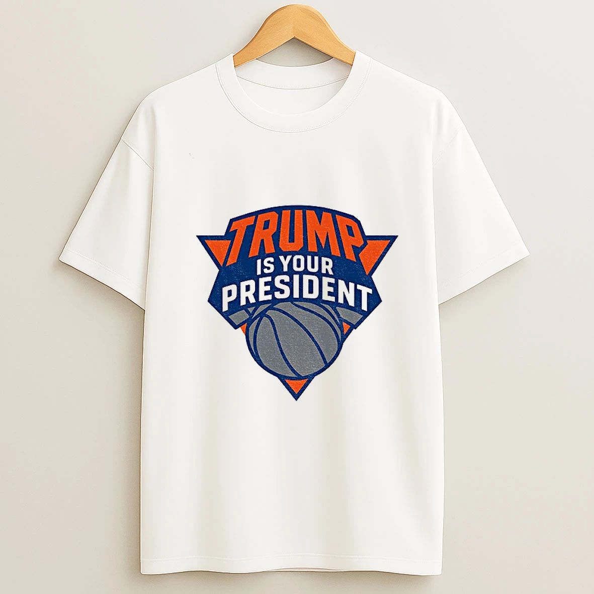 Trump Is Your President New York Knicks Parody Logo Tshirt Hoodie