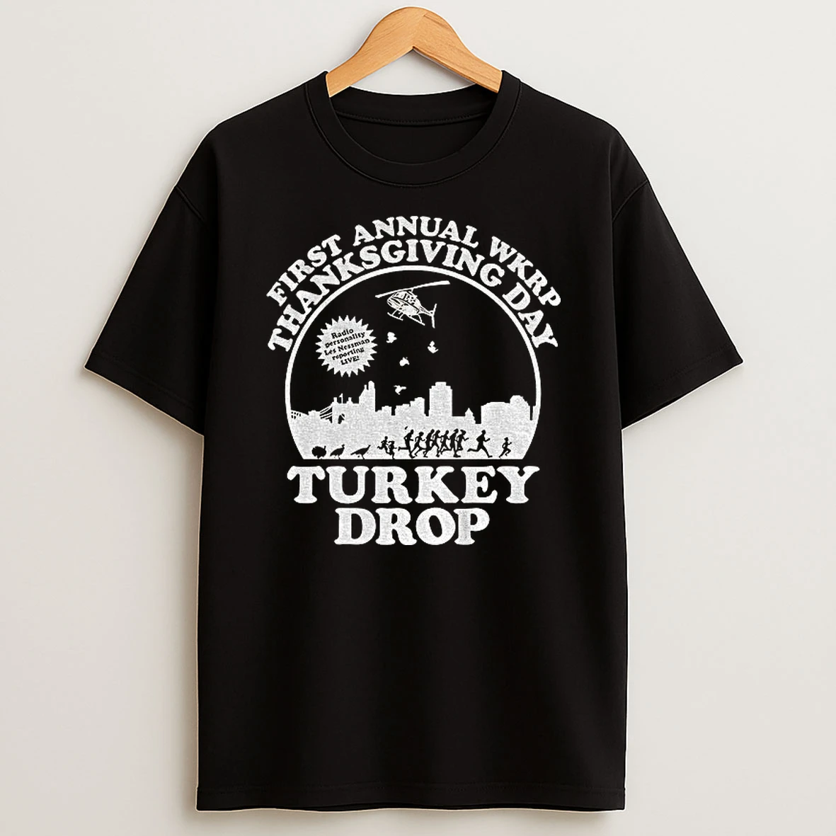 Turkey Drop First Annual Wkrp Thanksgiving Day Tshirt Hoodie
