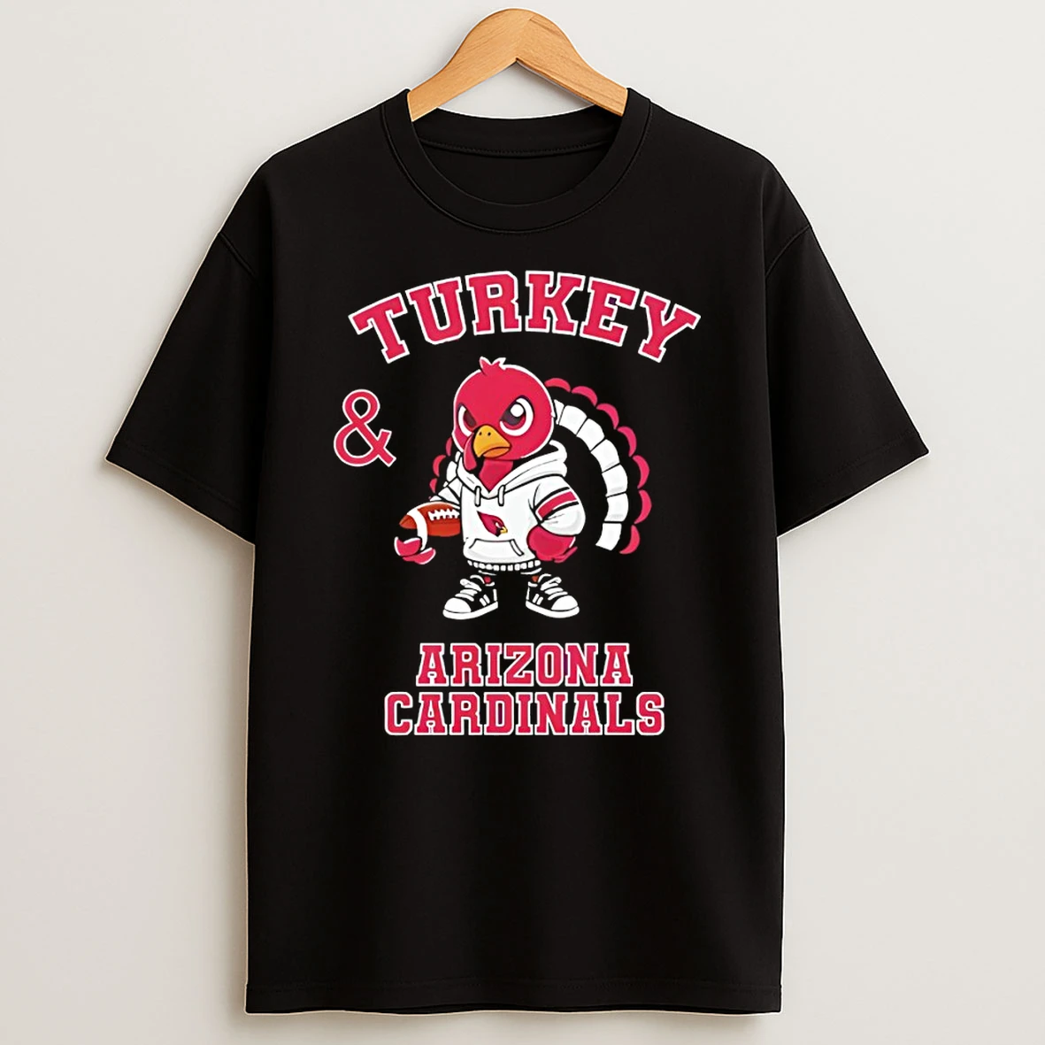 Turkey And Arizona Cardinals Football Nfl Happy Thanksgiving Tshirt Hoodie